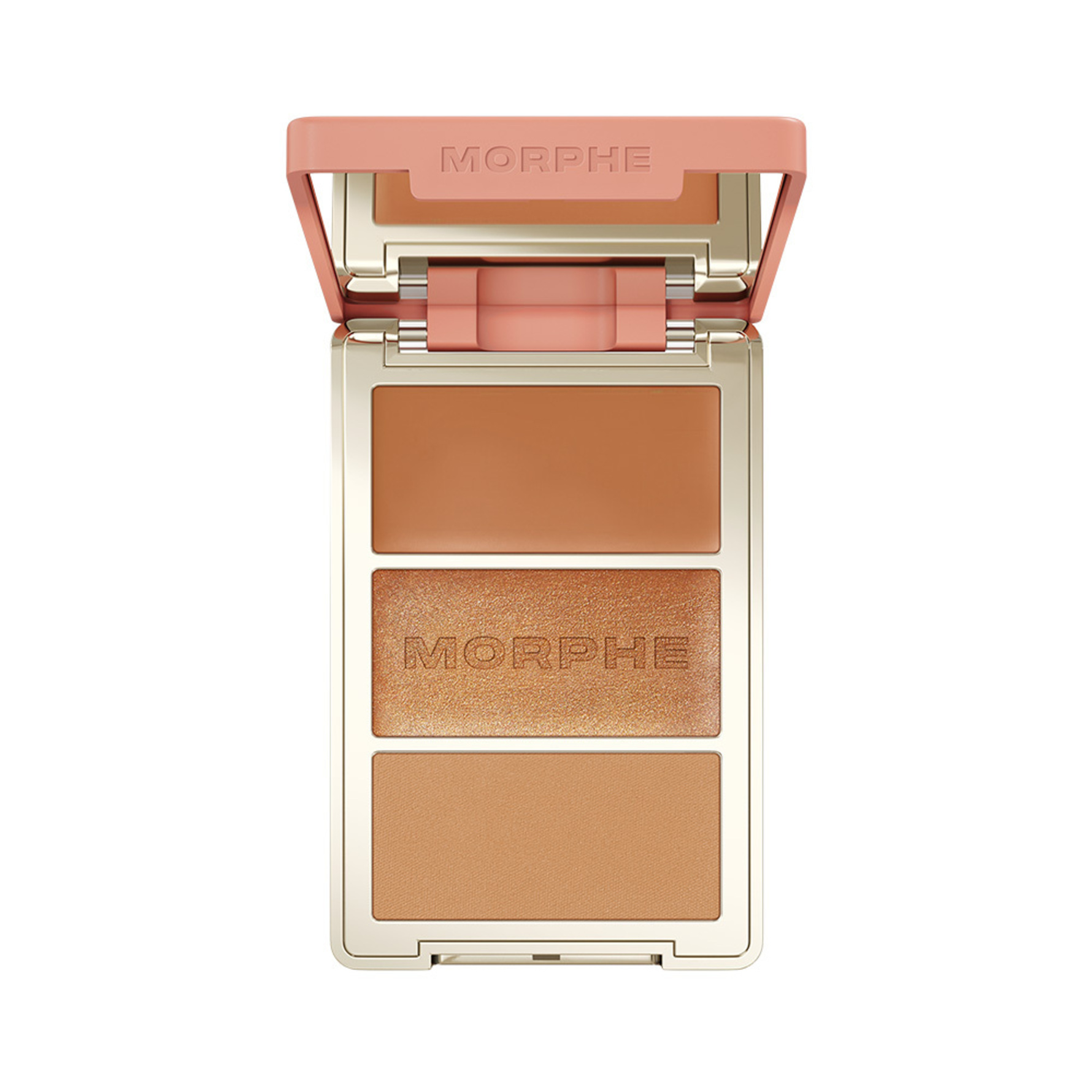 Morphe Cheek Thrills Multi-Finish Face Trio Sunset Swim Sunset Swim