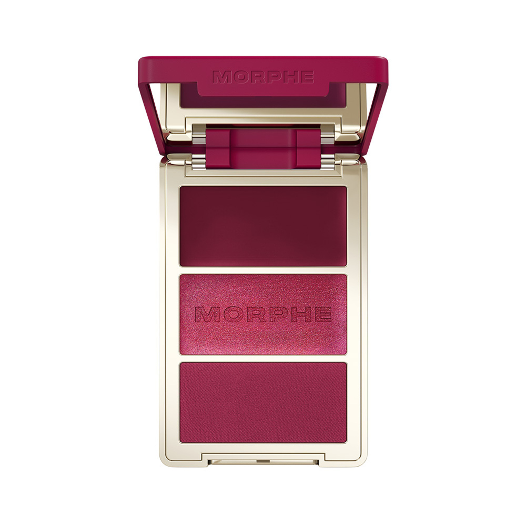 Morphe Cheek Thrills Multi-Finish Face Trio Wine & Dine Wine & Dine