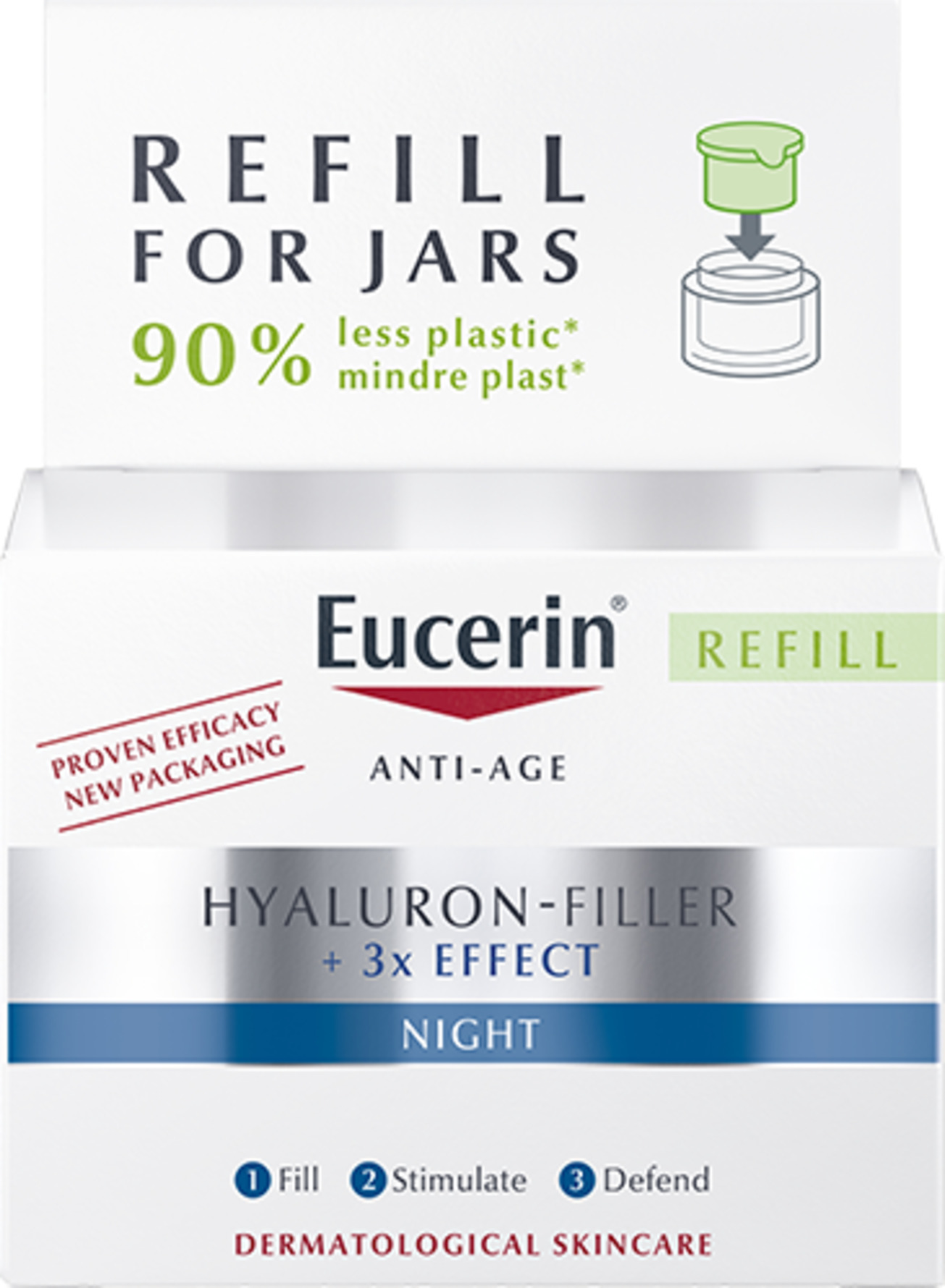 Eucerin Eucerin Hyaluron-Filler +3x Effect Night Cream Refill 50 ml 50 ml