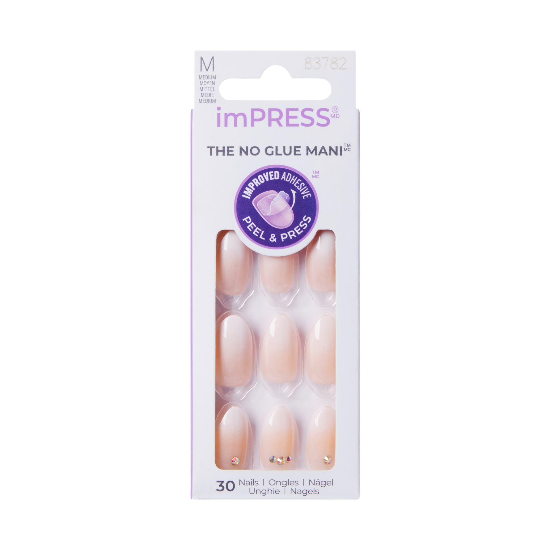 Kiss imPRESS Medium Awestruck 30 pcs 30 pcs