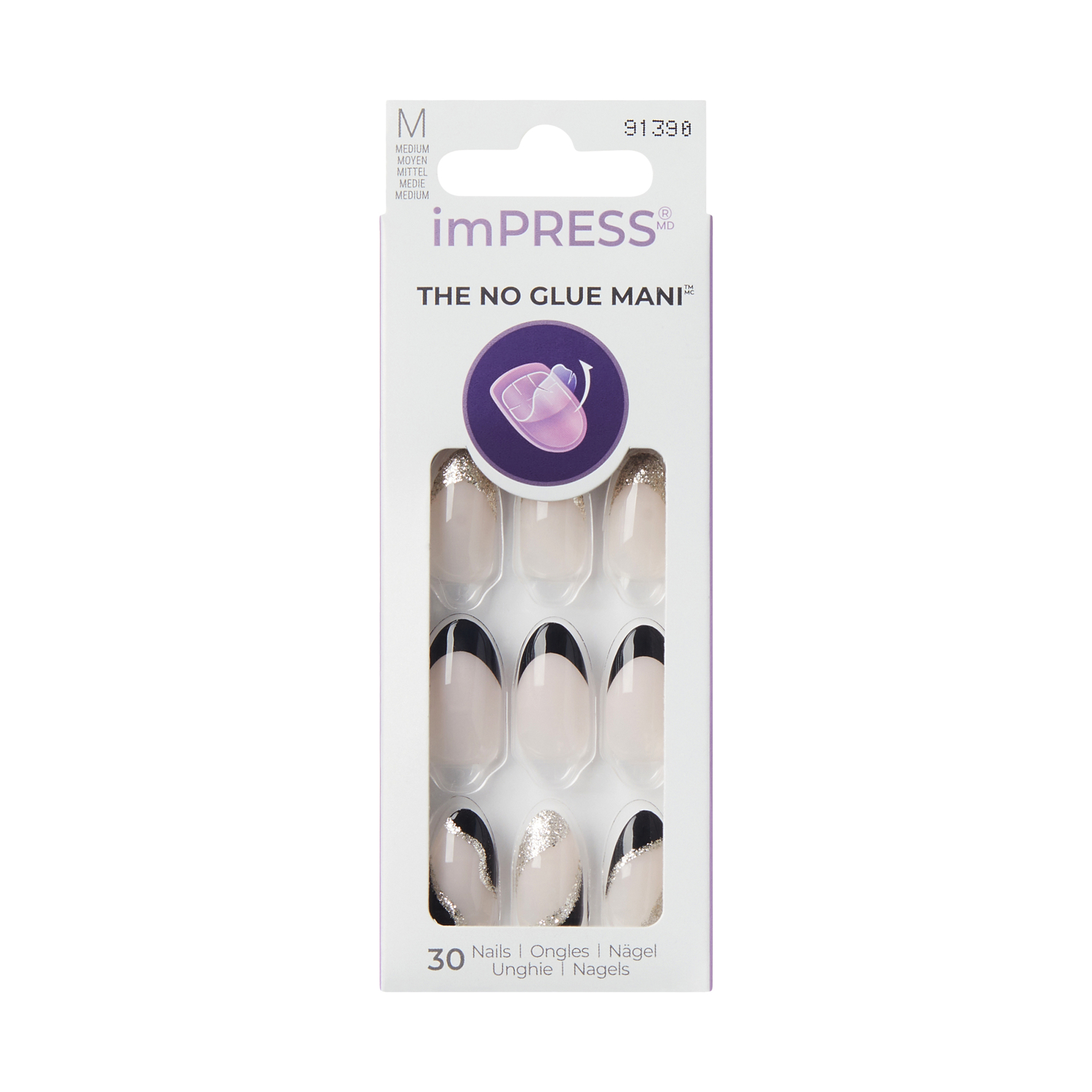 Kiss imPRESS Nails Illusion 30 pcs 30 pcs