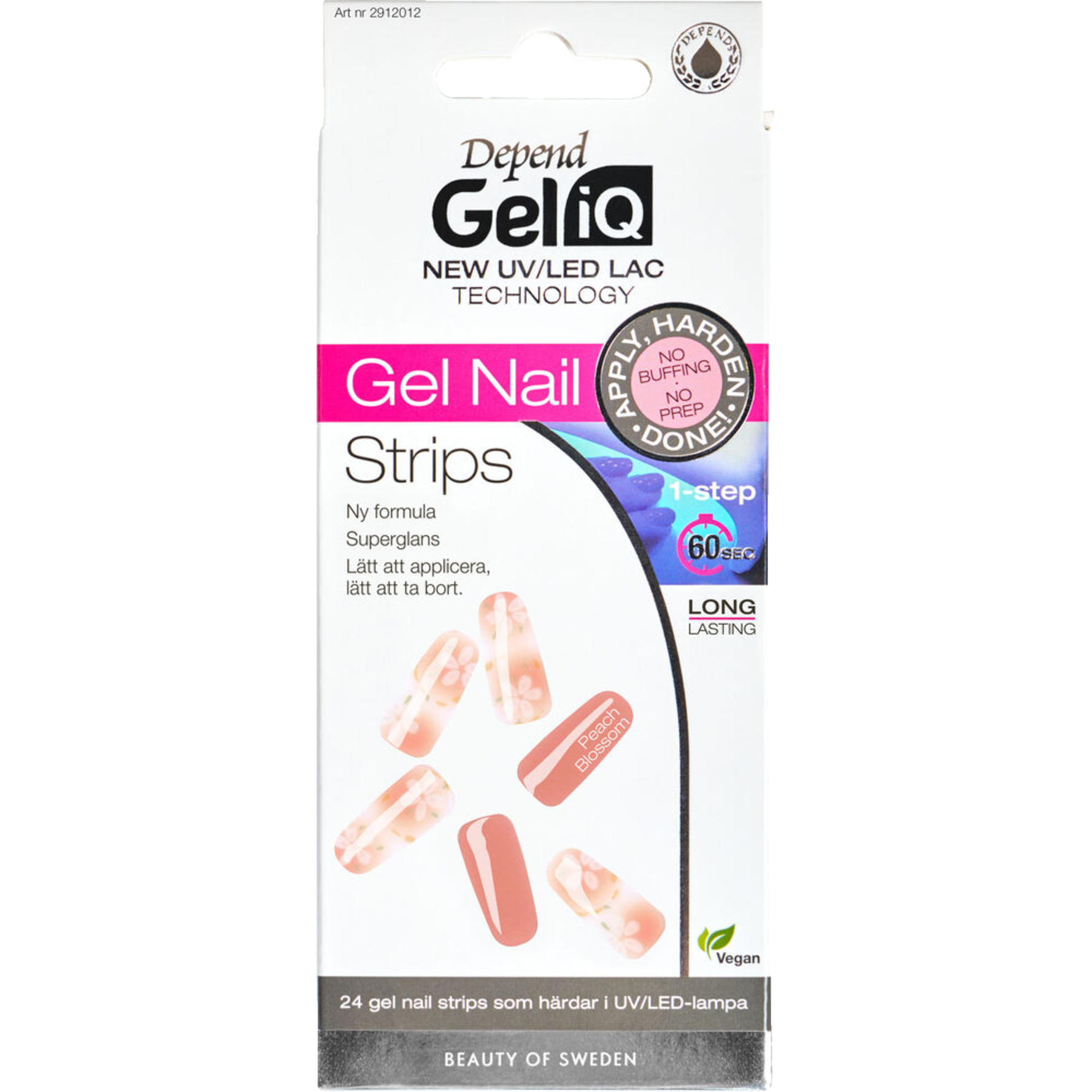 Depend IQ Strips 012 Peach Blossom 012 Peach Blossom