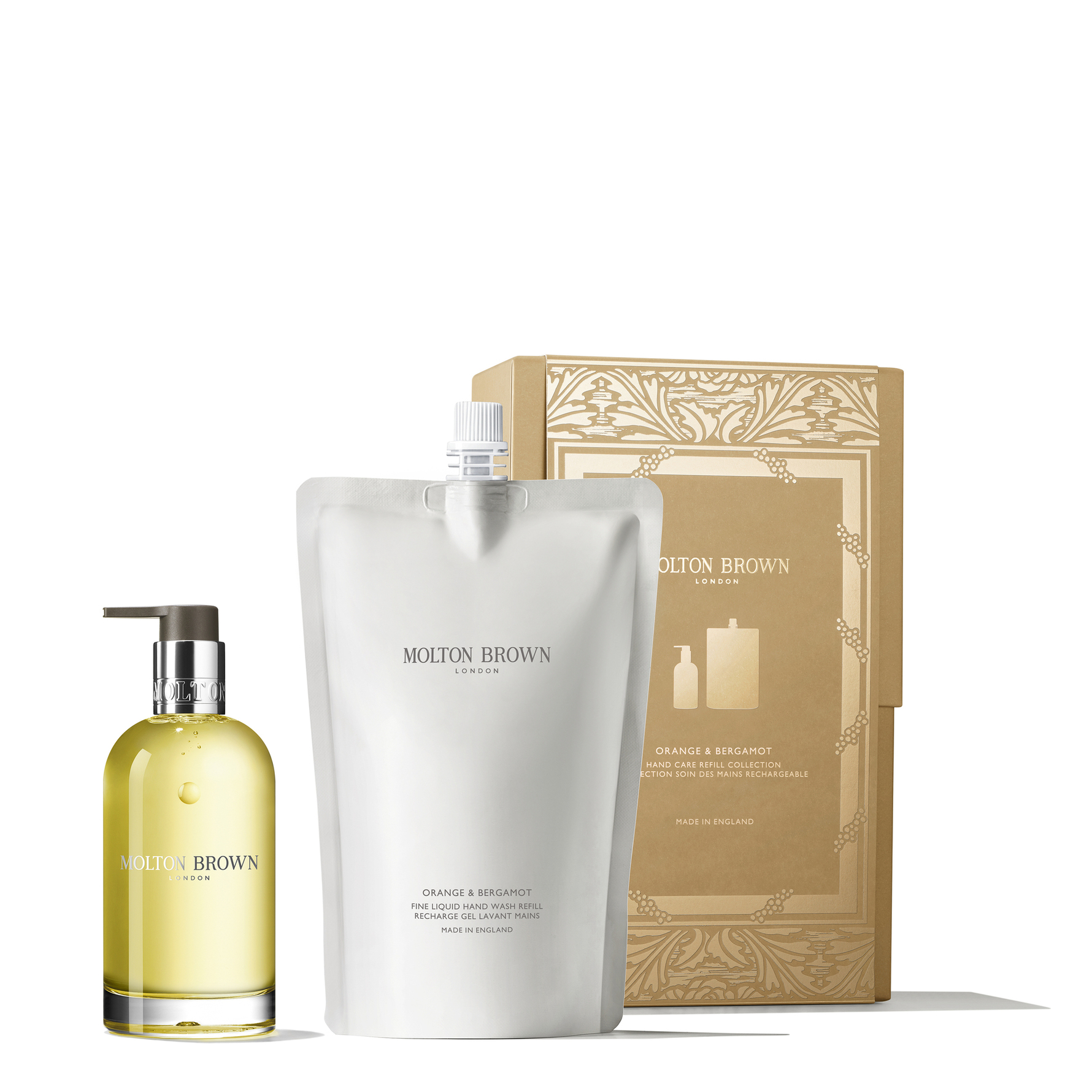 Molton Brown Orange & Bergamot Hand Care Liquid Wash Gift Box