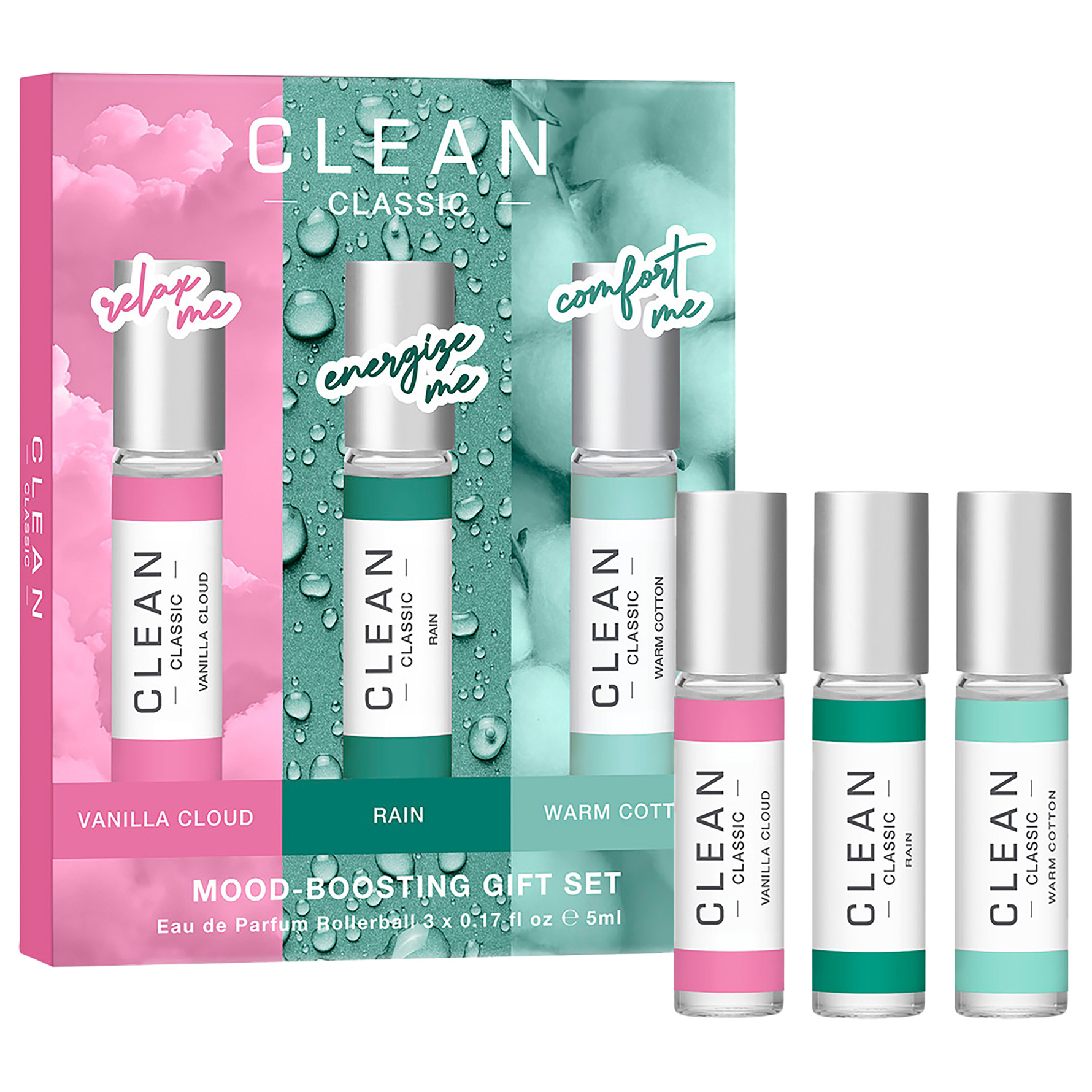 Clean Clean Classic Layering Rollerball Eau de Parfum 3x5 ml Gift Box