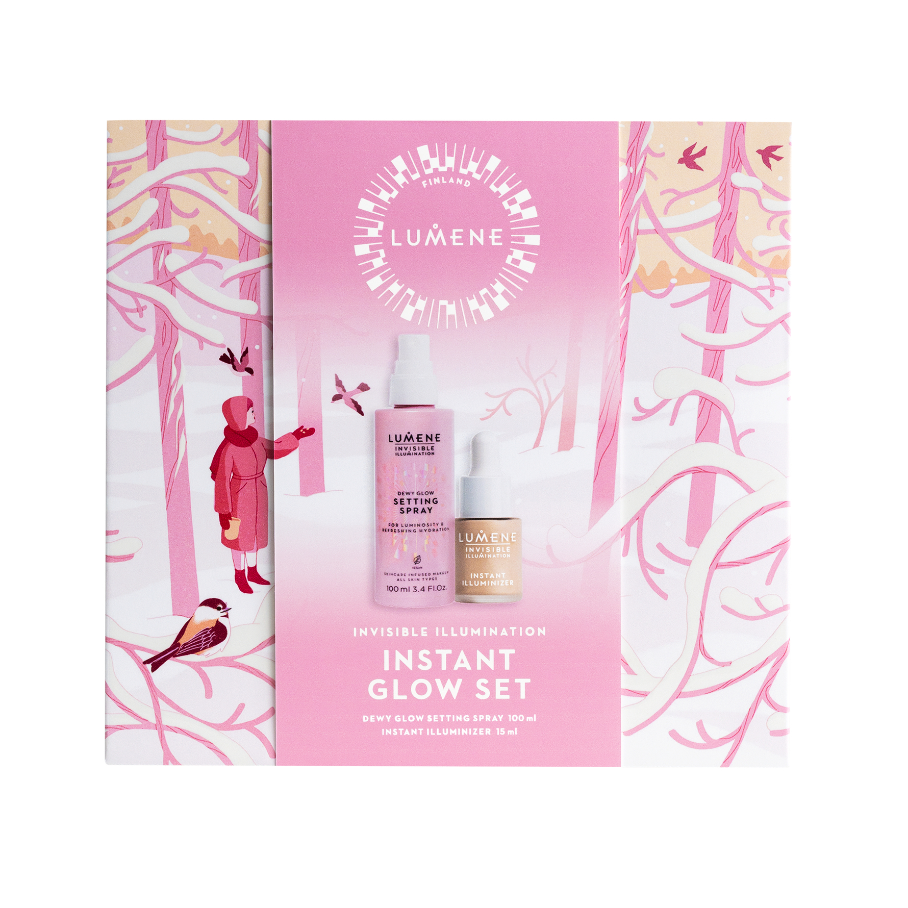 Lumene Invisible Illumination Instant Glow Set
