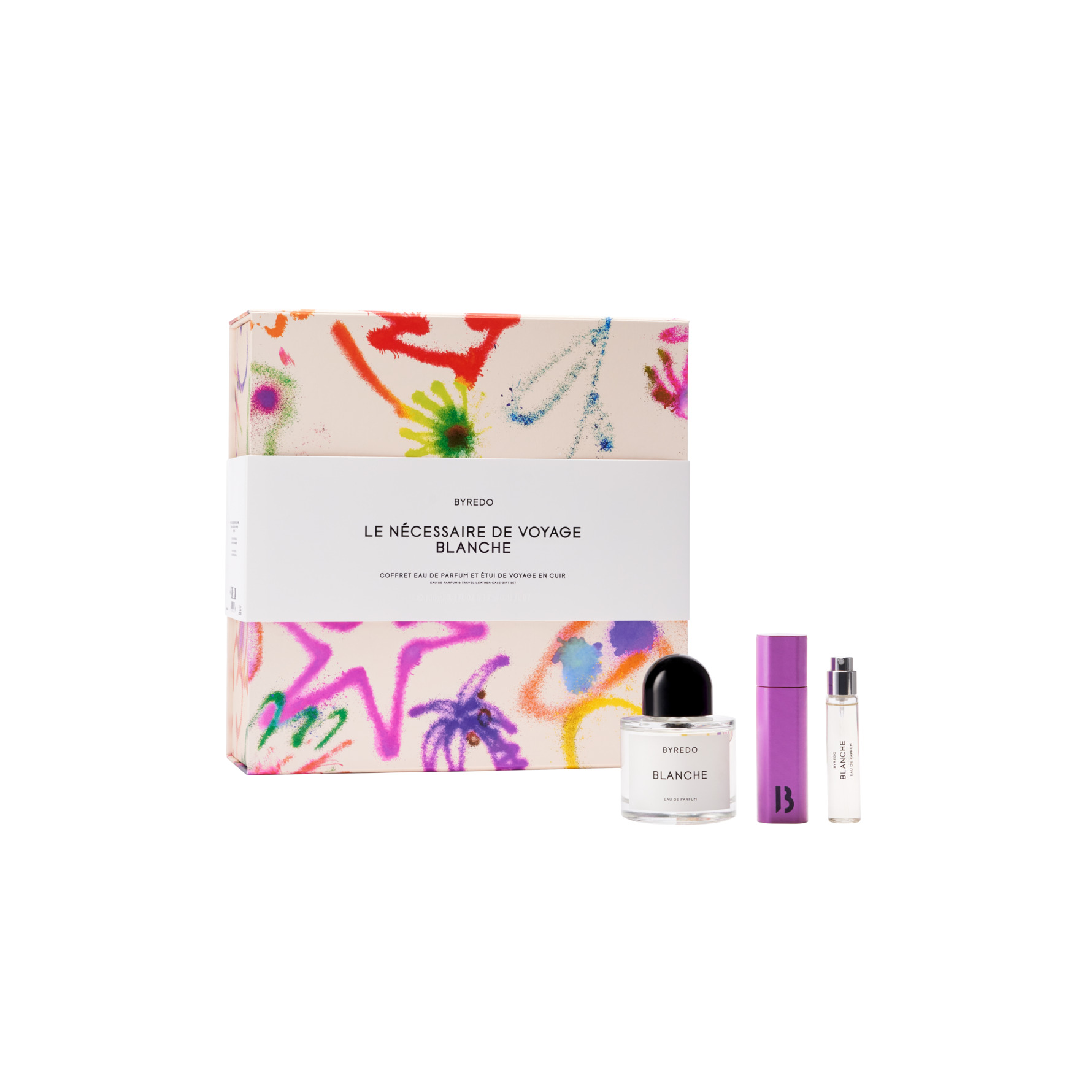 BYREDO Blanche Eau de Parfum 100 ml & Travel Leather Case Gift Box