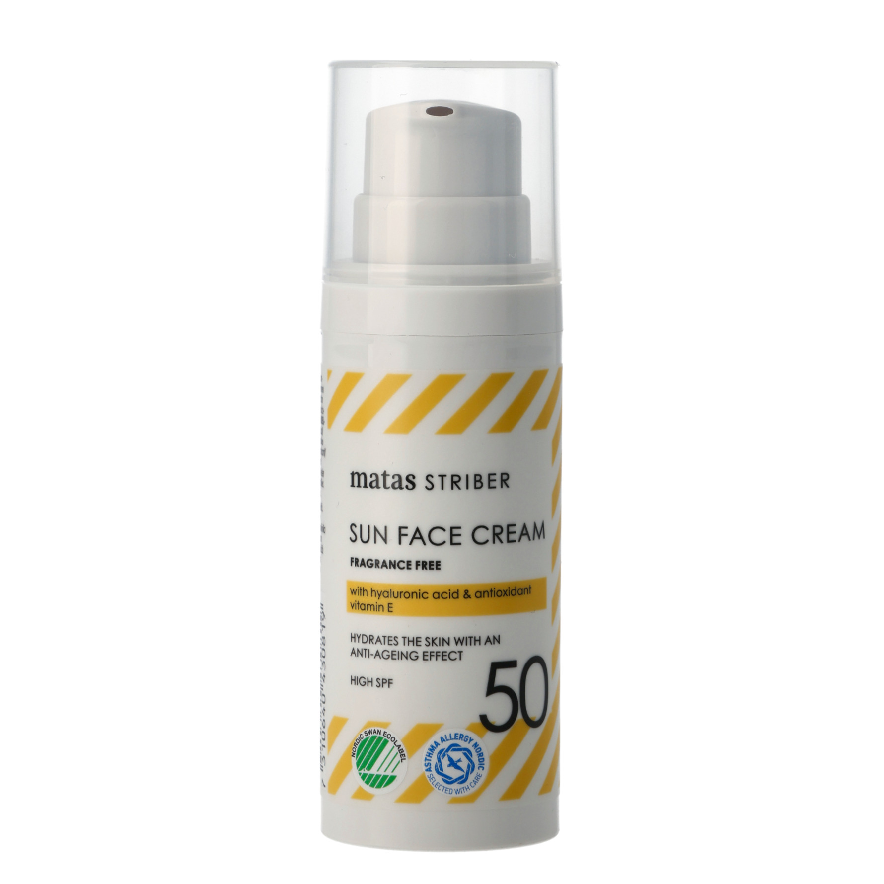 Matas Striber Matas Striber Sun Face cream SPF 50 Fragrance Free 50 ml 50 ml
