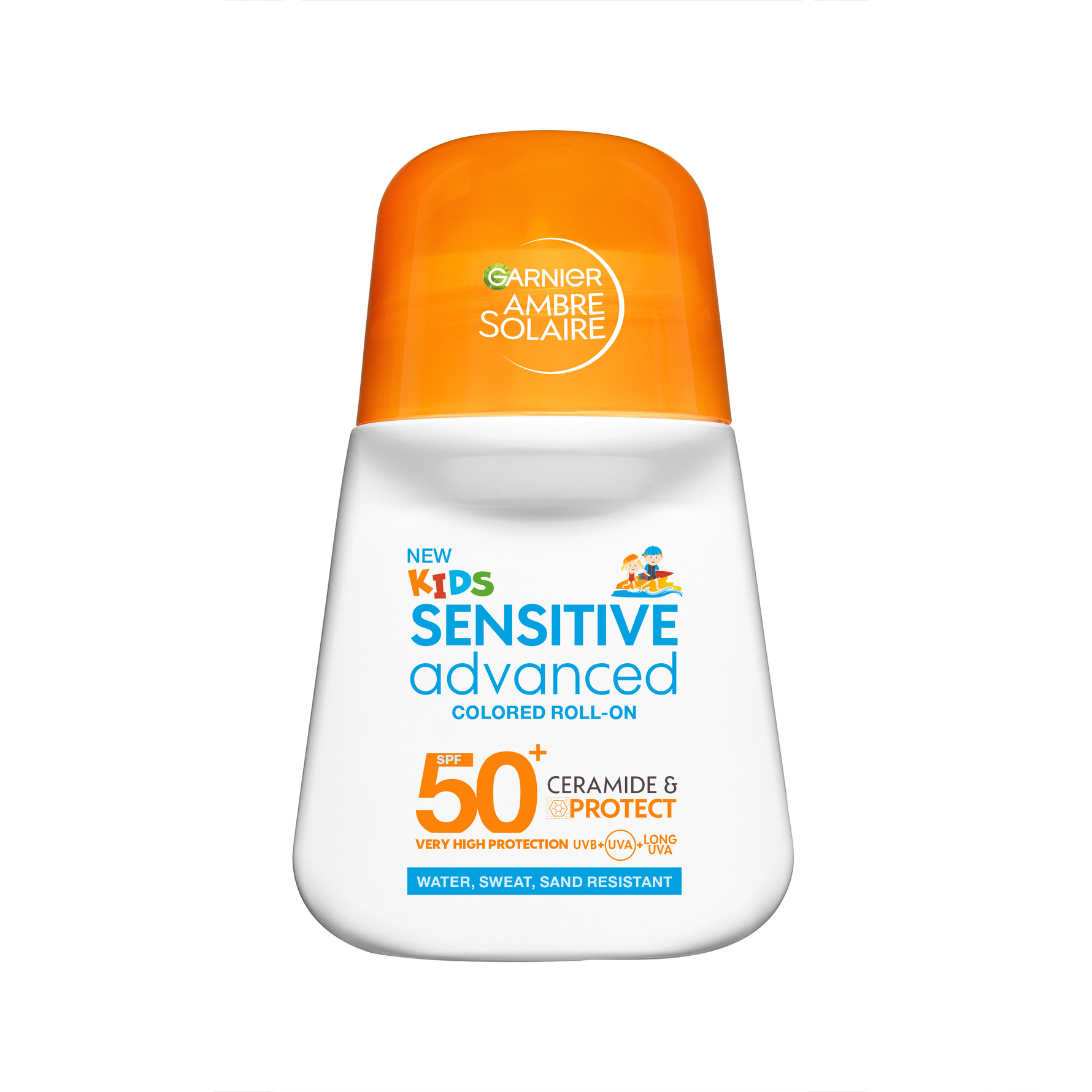 Garnier Garnier Ambre Solaire Kids Sensitive Advanced Colored Roll-On SPF50+ 50 ml 50 ml