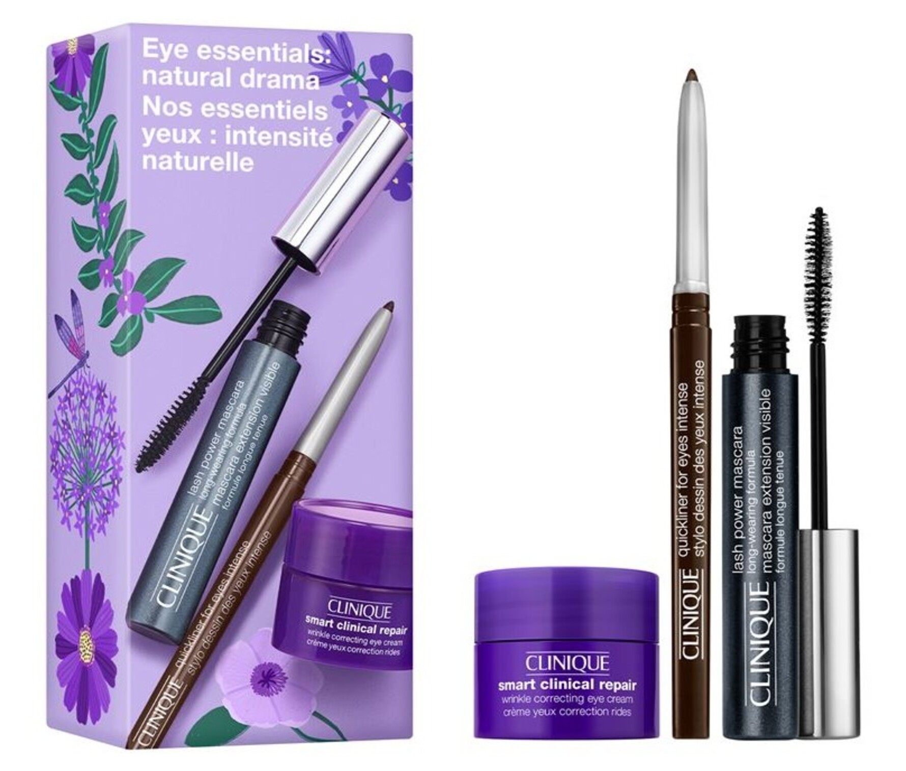 Clinique Eye Essentials: Natural Drama Set Natural Drama Set Natural Drama Set