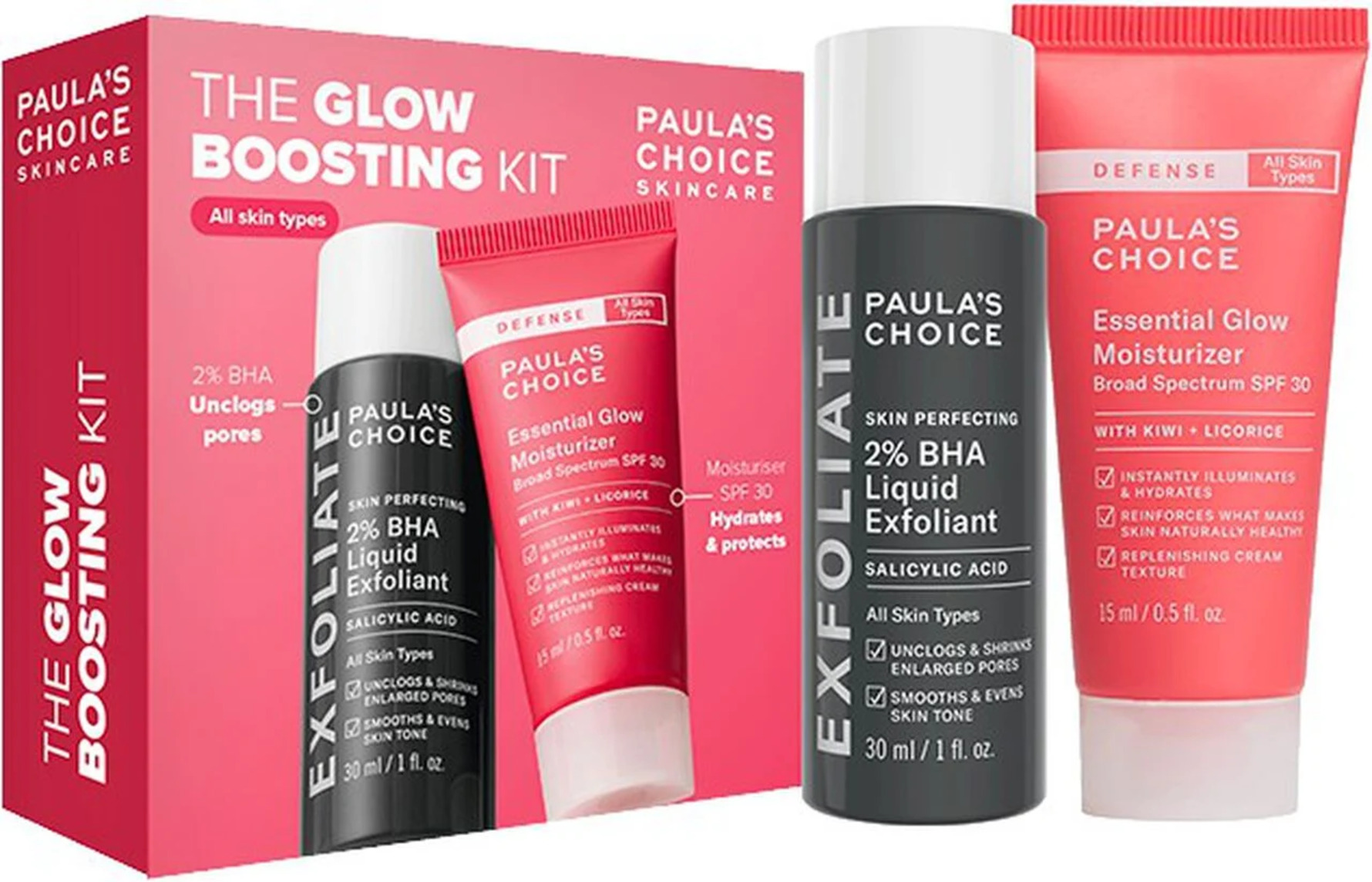 Paula's Choice The Glow Boosting Kit 30 ml + 1 30 ml + 1