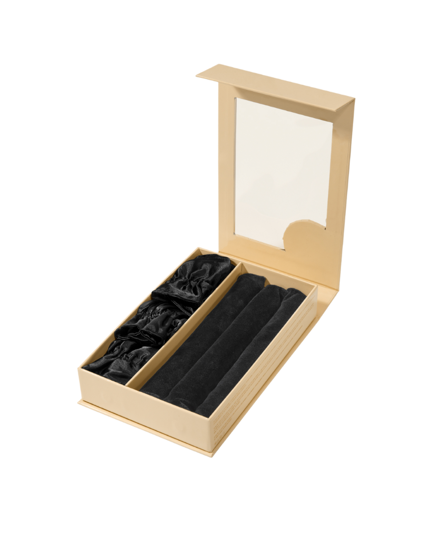 Lenoites Lenoites Heatless Curl Rods with Caps 3-Pack Black Black