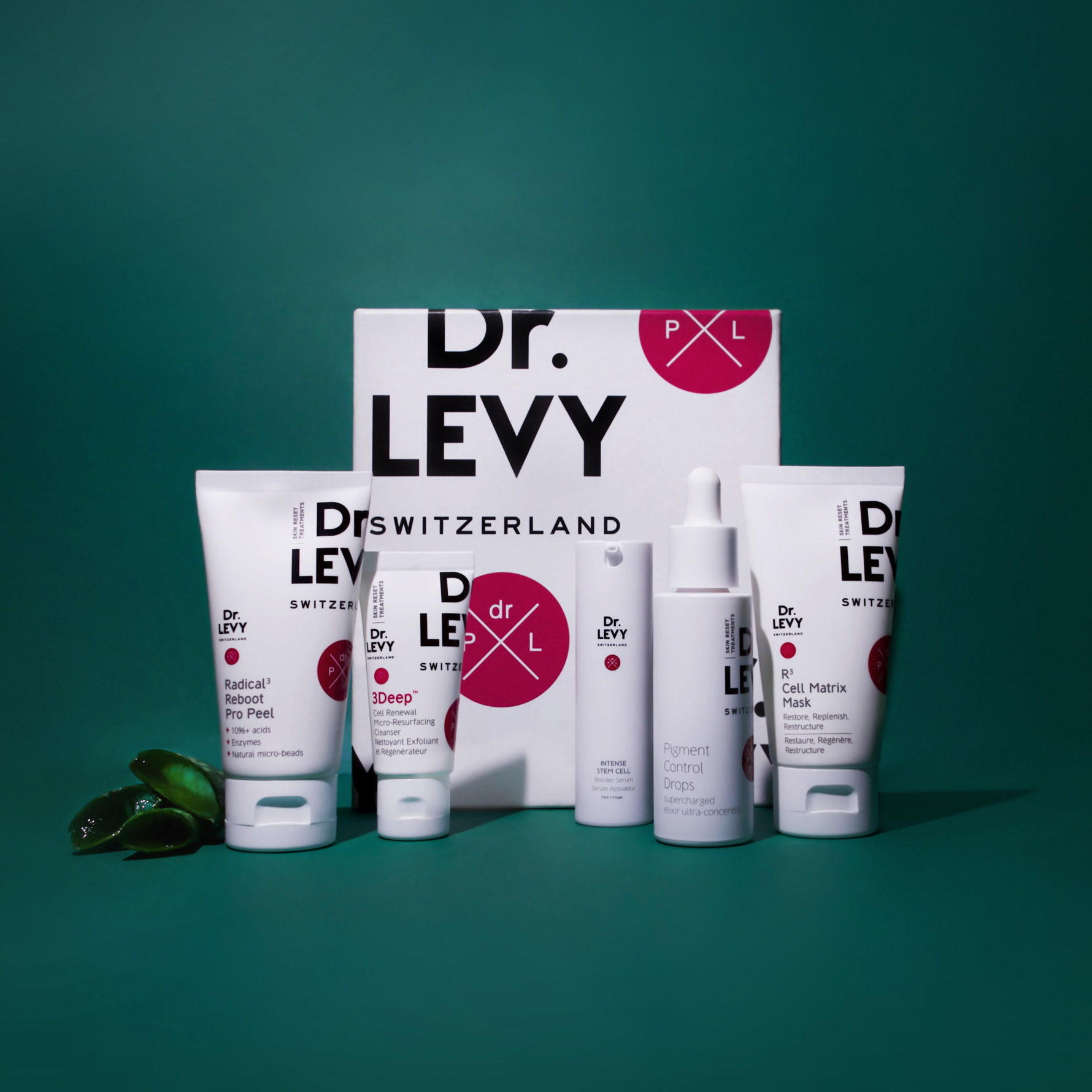Köp The Brightening Set 160 ml - Dr LEVY Switzerland - KICKS