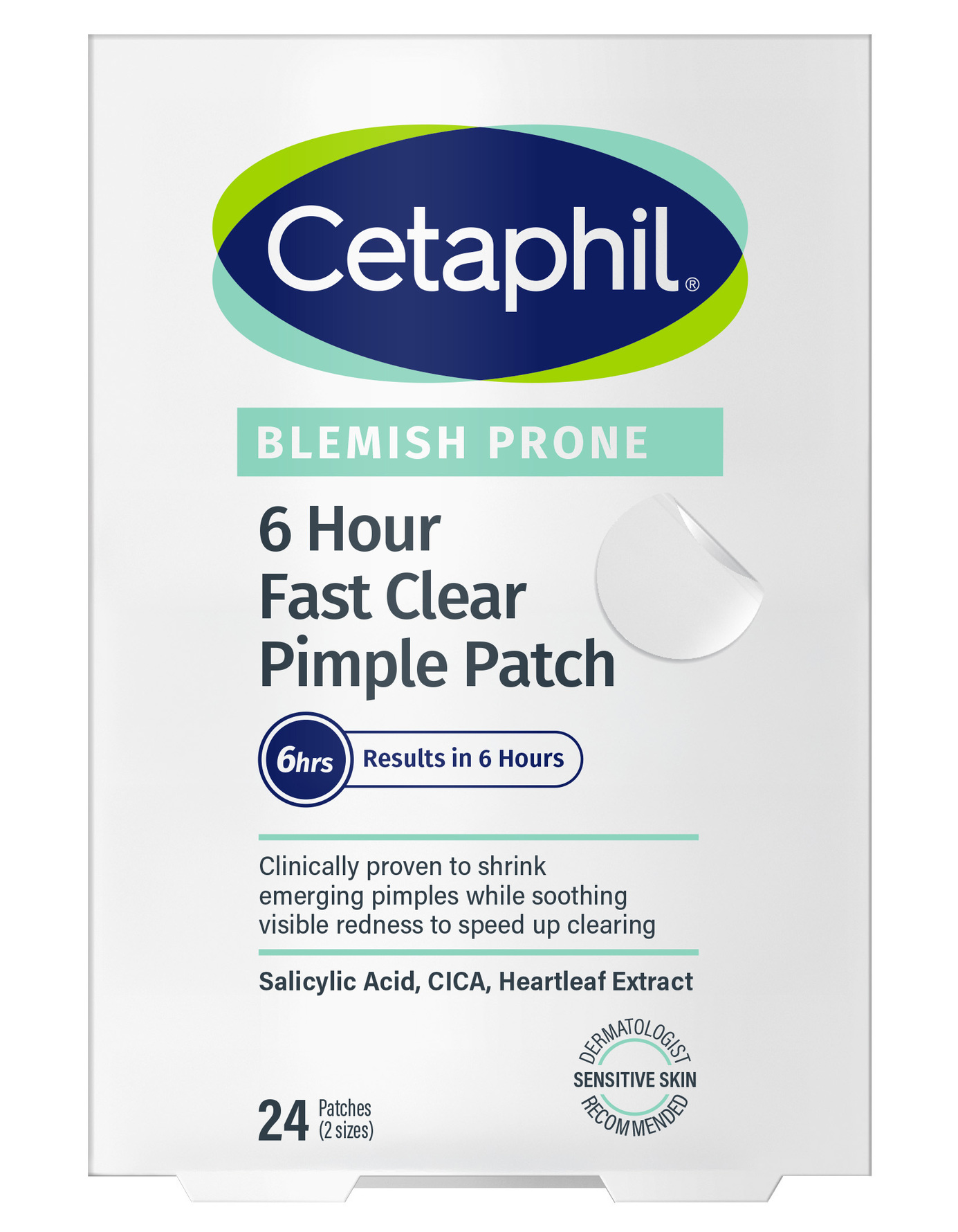 Cetaphil Cetaphil 6h Fast Clear Pimple Patch 24 pcs 24 pcs
