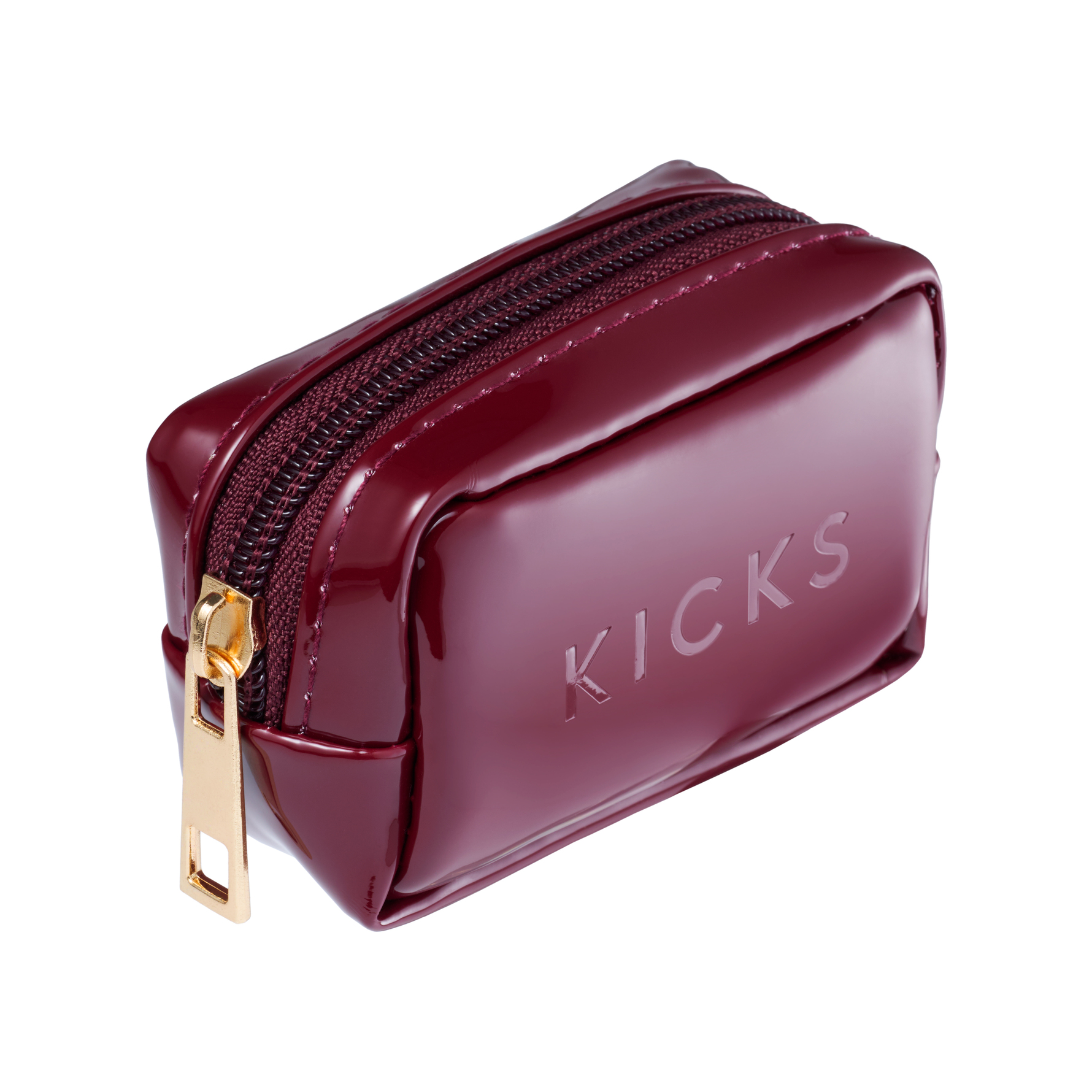 KICKS Beauty KICKS Beauty Mini Beauty Bag Charm Wine Red Wine Red