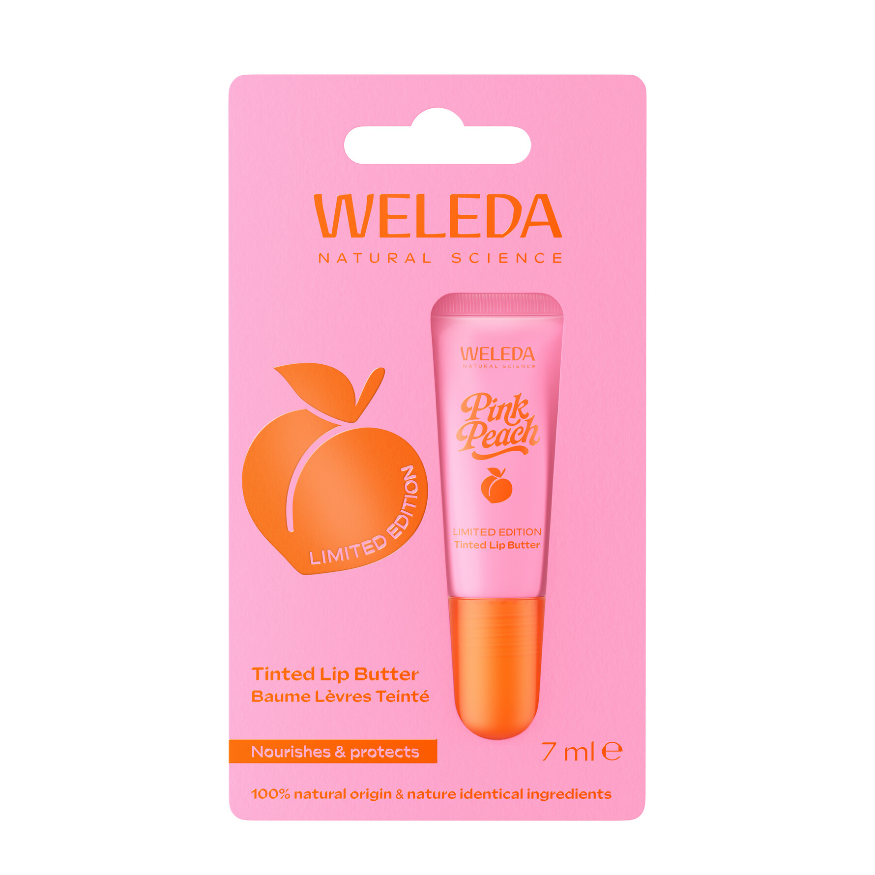 Weleda Weleda Pink Peach Lip balm Limited Edition 7 ml 7 ml