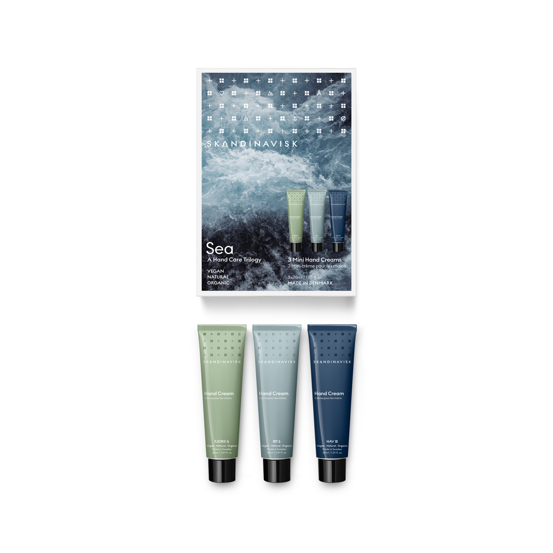 SKANDINAVISK SKANDINAVISK Sea Mini Hand Cream Giftset 30 ml x 3 30 ml x 3