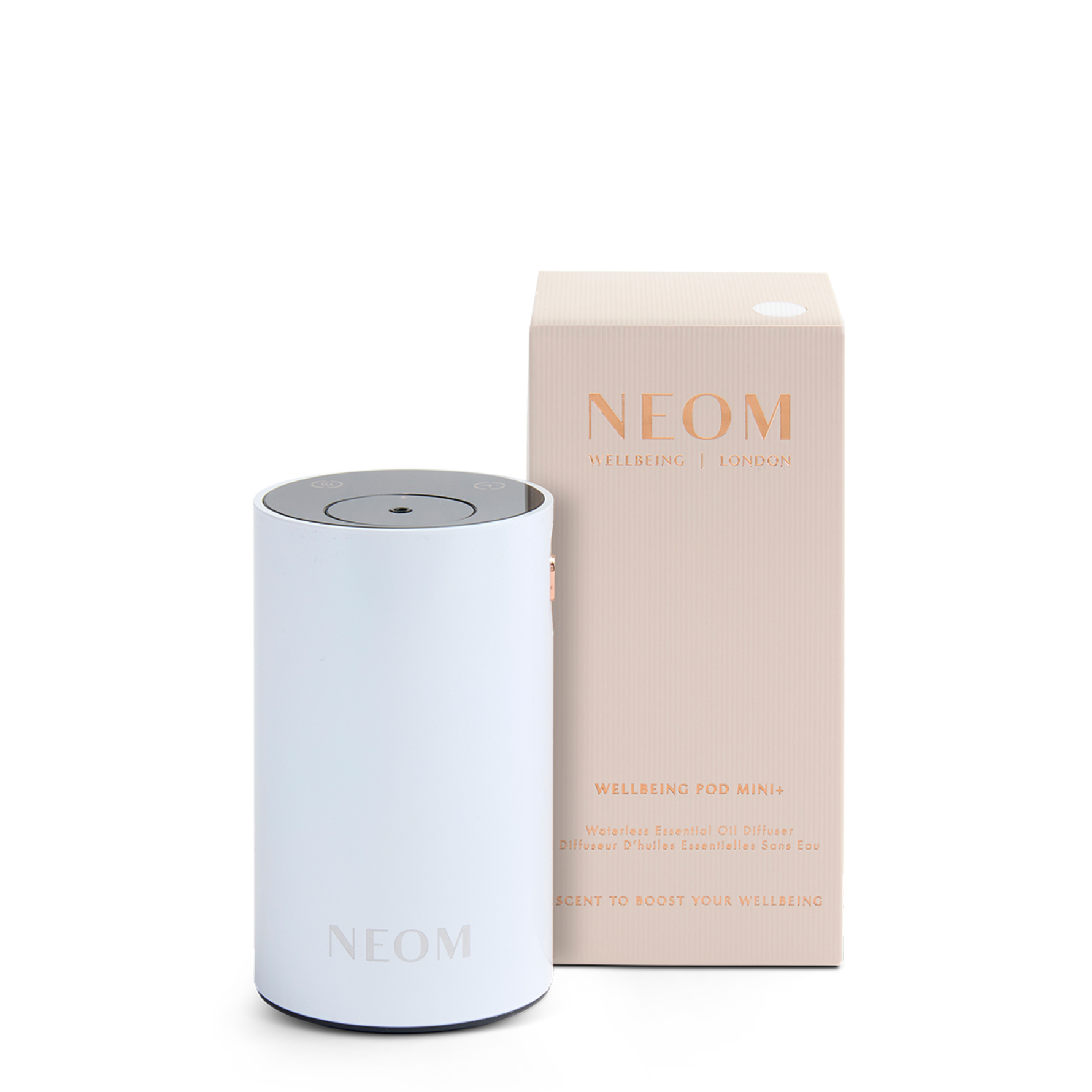 NEOM Wellbeing NEOM Wellbeing Wellbeing Pod Mini+ Waterless Essential Oil Diffuser in White NEOM Wellbeing Wellbeing Pod Mini+ Waterless Essential Oil Diffuser in White NEOM Wellbeing Wellbeing Pod Mini+ Waterless Essential Oil Diffuser in White