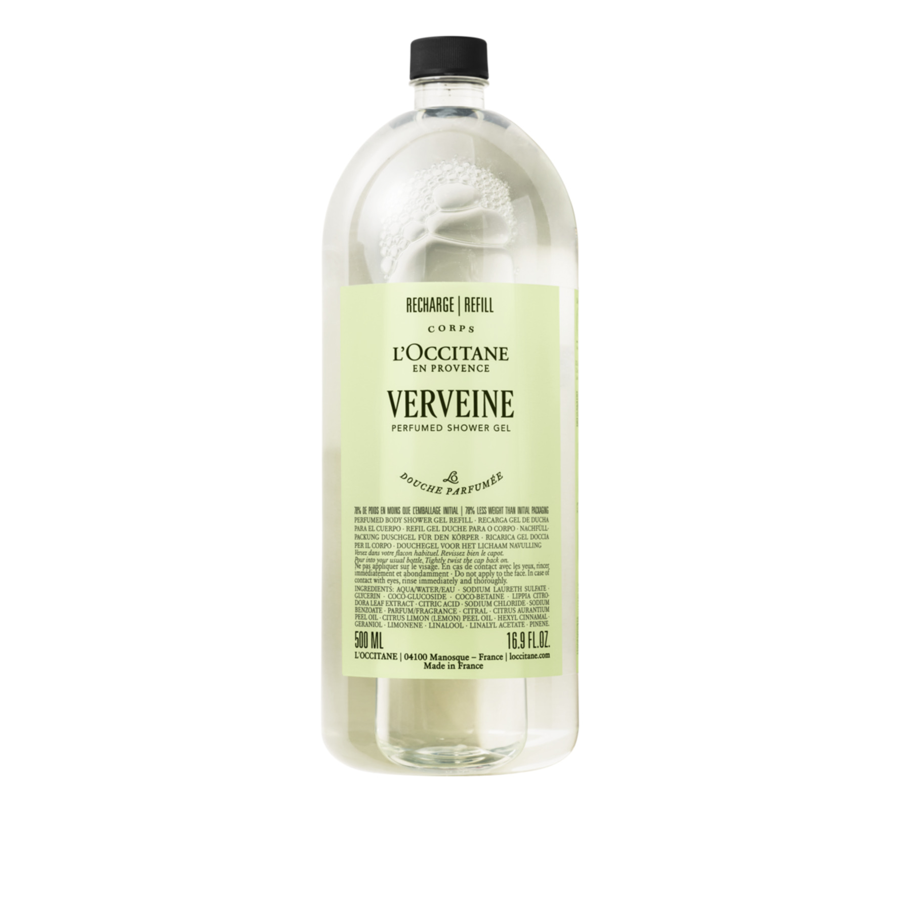 L'Occitane En Provence L'Occitane En Provence Verveine Verbena Shower Gel refill 500 ml, Refill 500 ml, Refill
