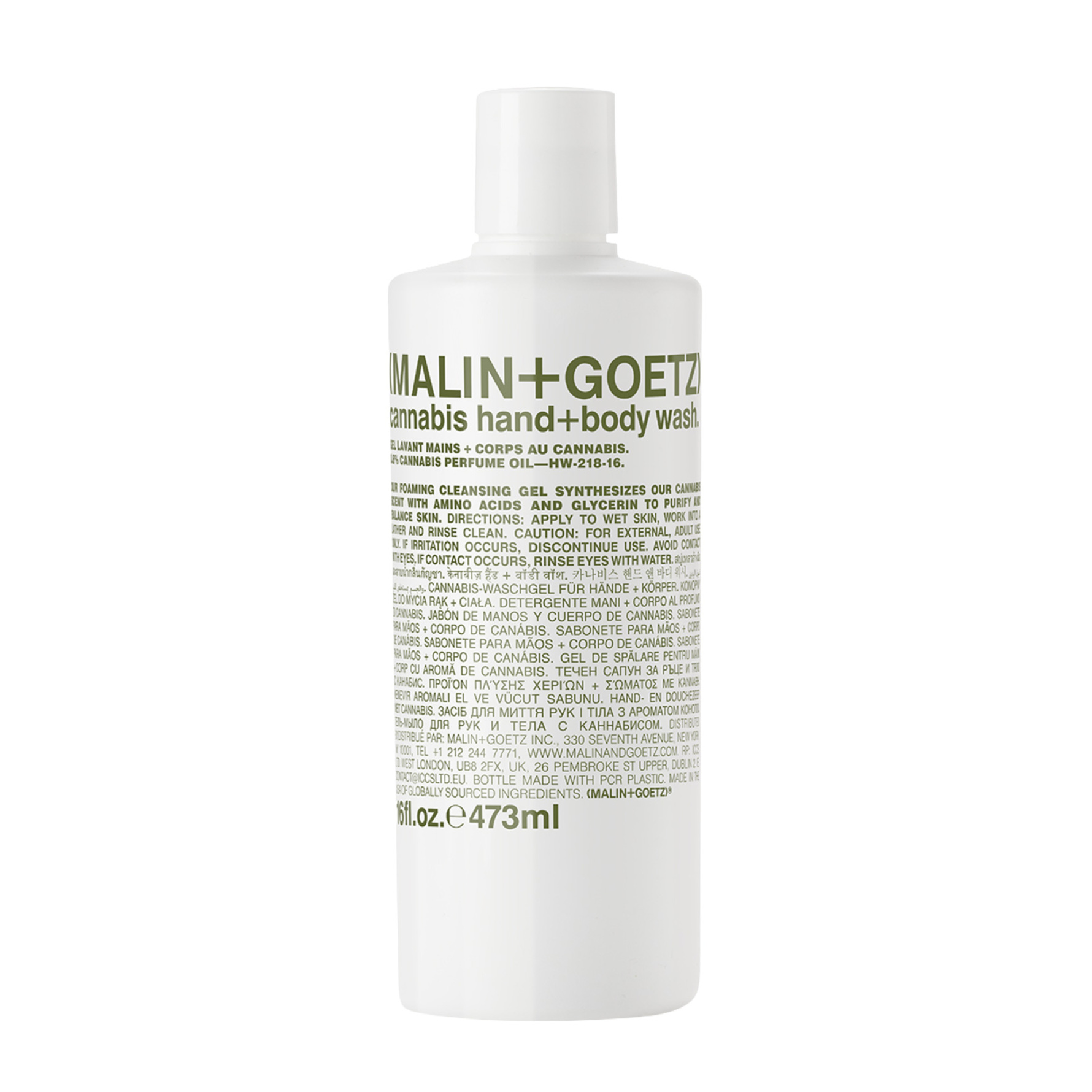 Malin+Goetz Malin+Goetz Cannabis Hand + Body Wash 473 ml 473 ml