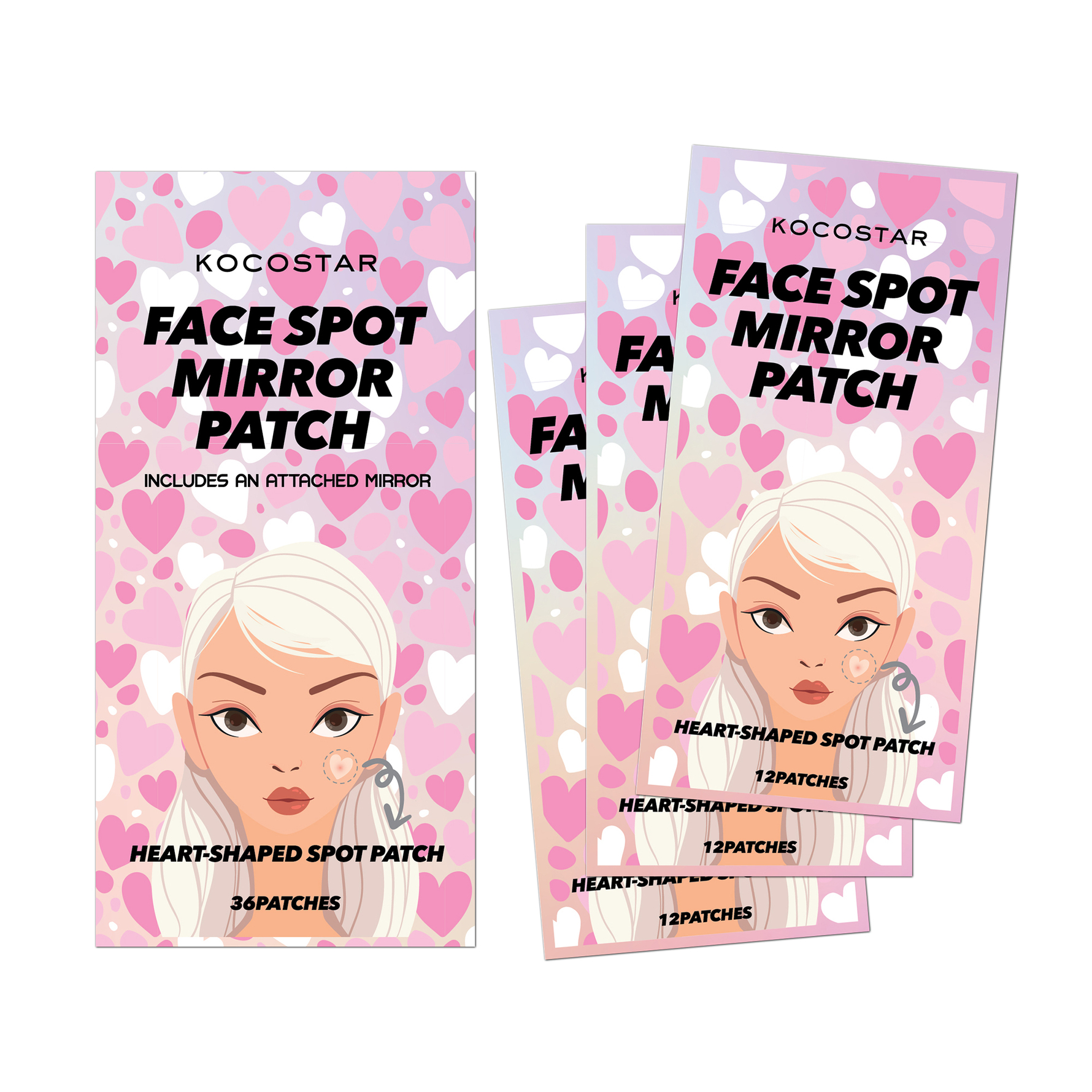 Kocostar Kocostar Face Spot Mirror Patch 36 pcs 36 pcs