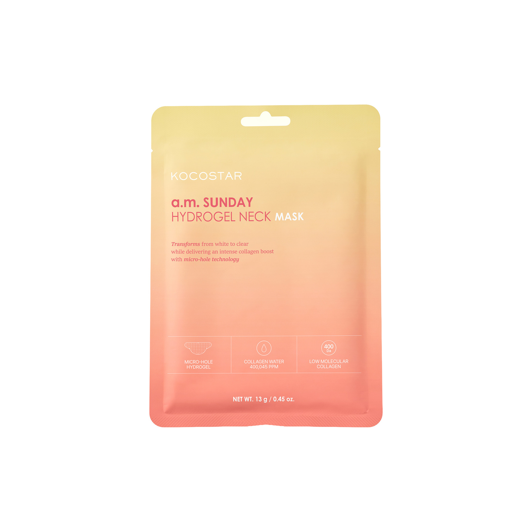 Kocostar Kocostar A.M. Sunday Hydrogel Neck Mask Kocostar A.M. Sunday Hydrogel Neck Mask Kocostar A.M. Sunday Hydrogel Neck Mask