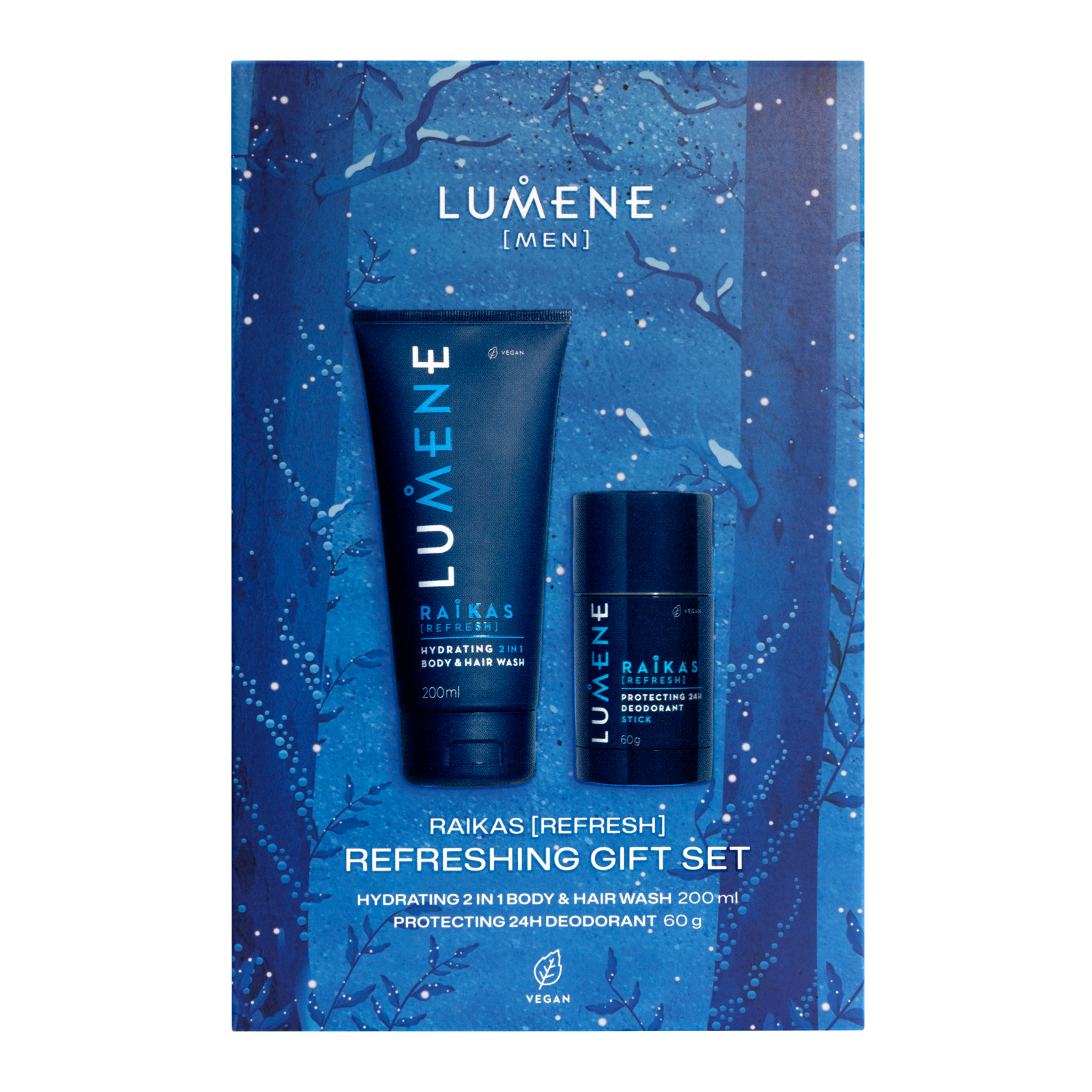 Lumene Lumene Bestsellers Men Raikas Refreshing Morning Gift Set