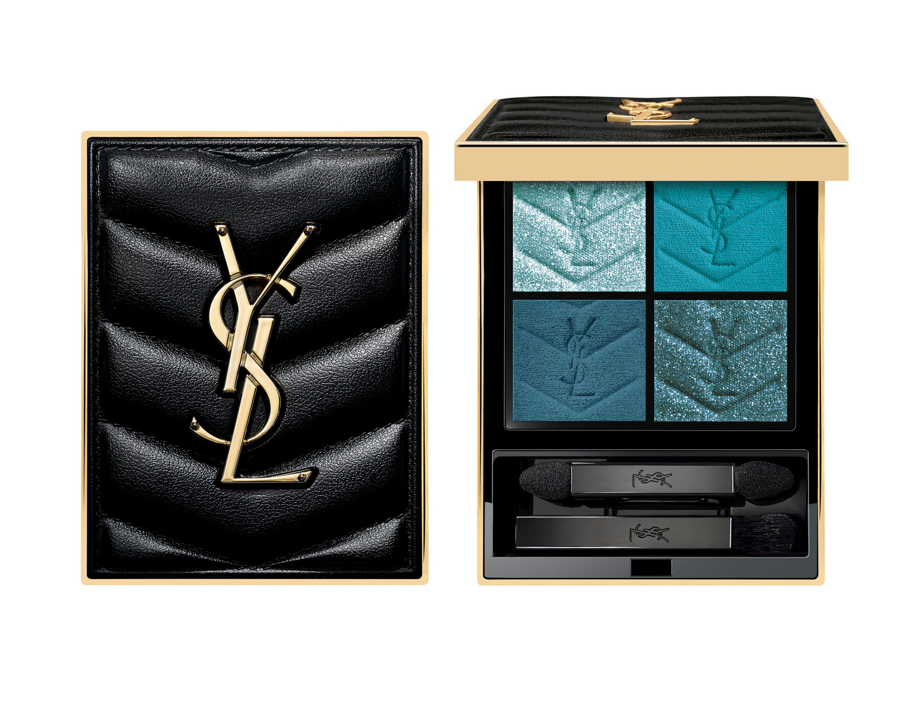 Yves Saint Laurent Yves Saint Laurent Couture Mini Clutch 850 Bewitching Turquoise 850 Bewitching Turquoise