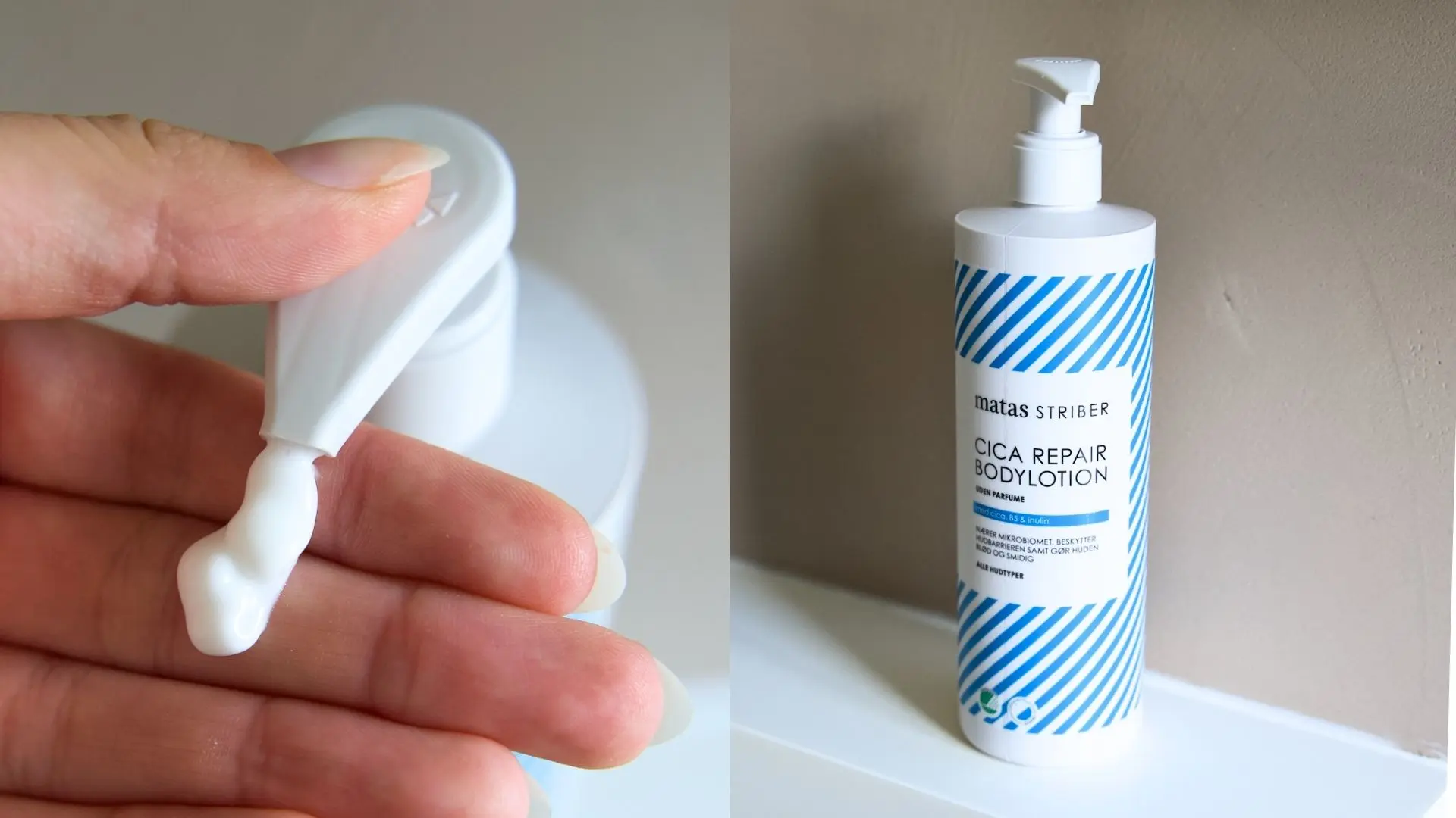 Hånd pumper Matas Striber Cica Repair Bodylotion ud.