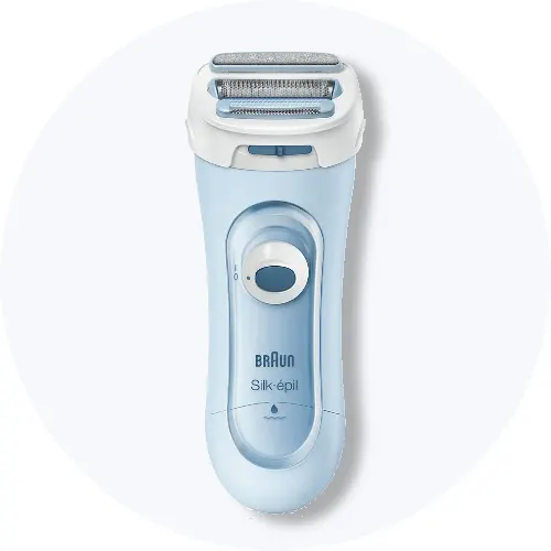 Hårfjerning ladyshaver i blå fra Braun
