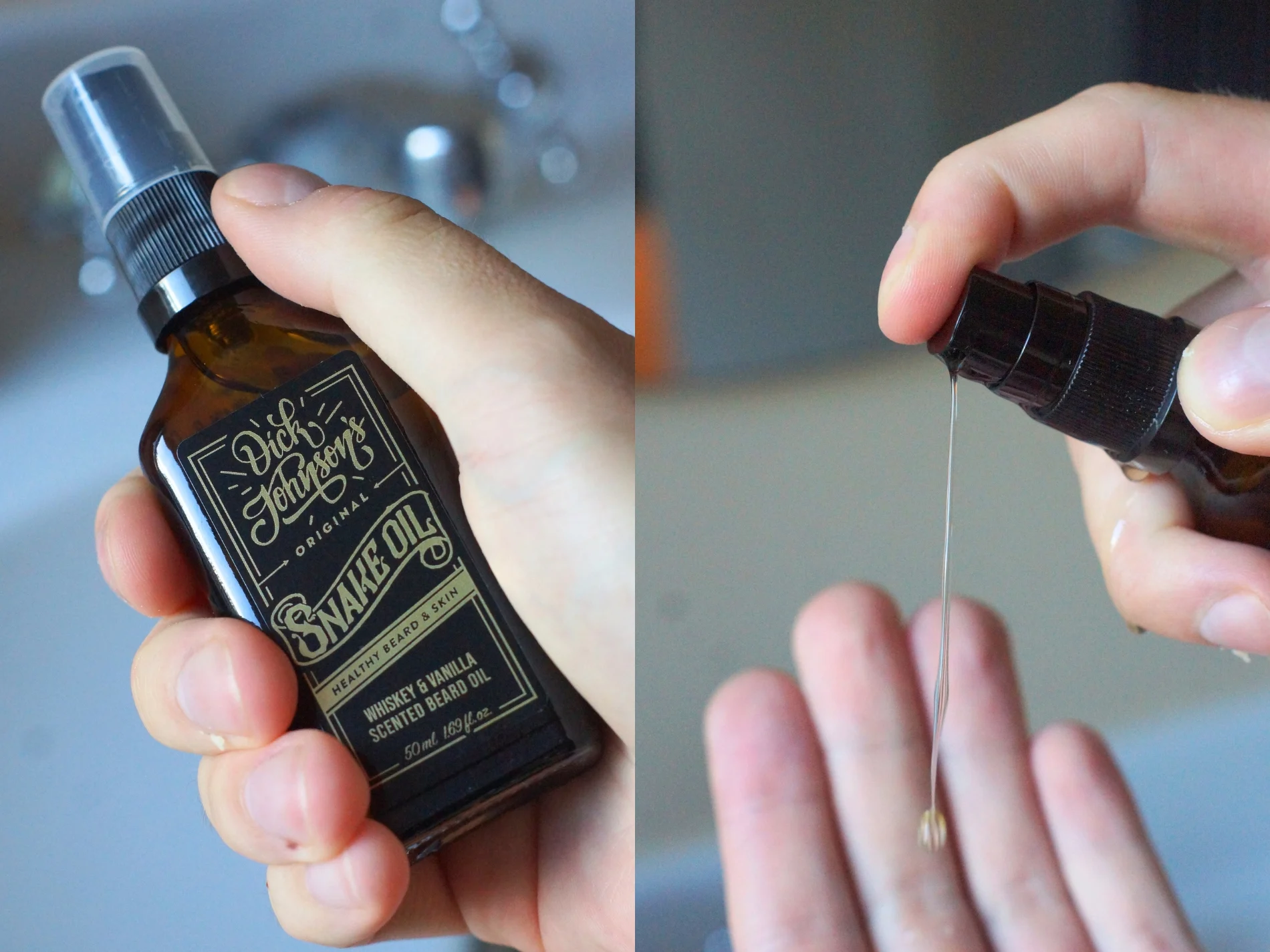 beard oil til at pleje skægget fra dick johnson