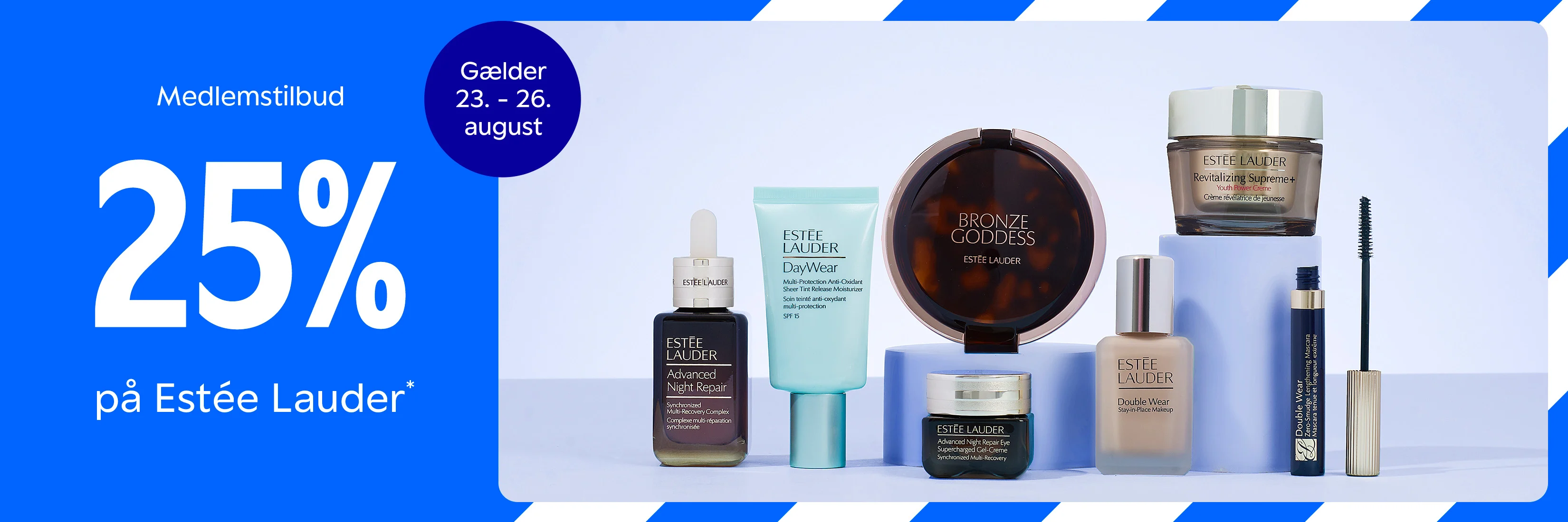 25% Estée Lauder (23.-26. aug)