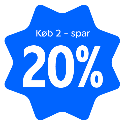Køb 2 - spar 20%
