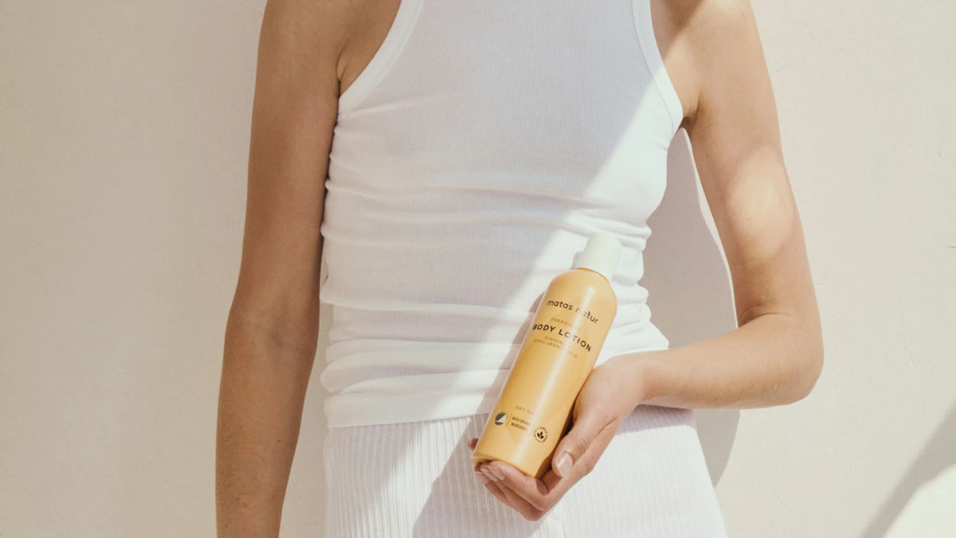 Her ses Matas Natur Body Lotion