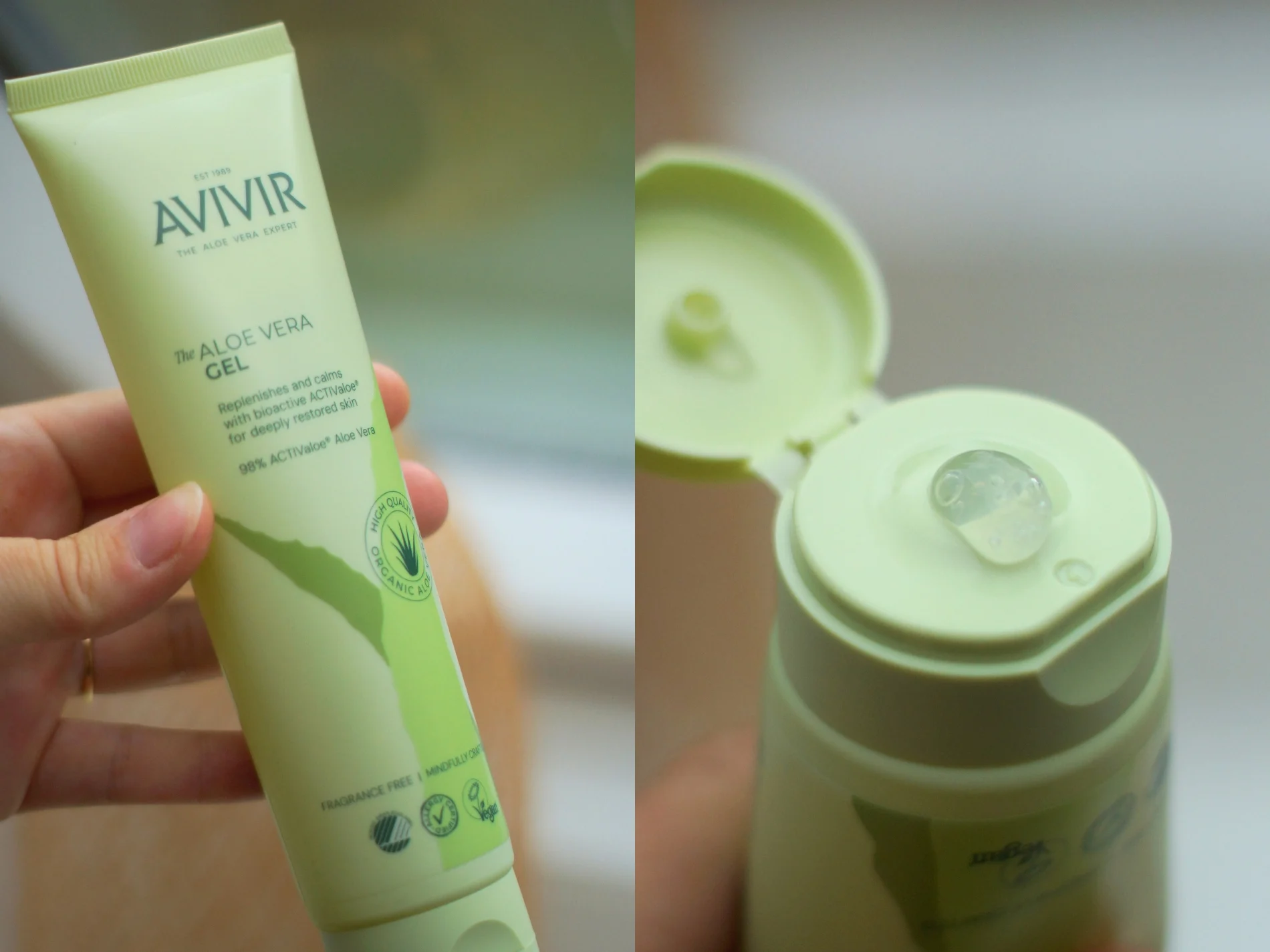 billede af aloe vera gel fra AVIVIR