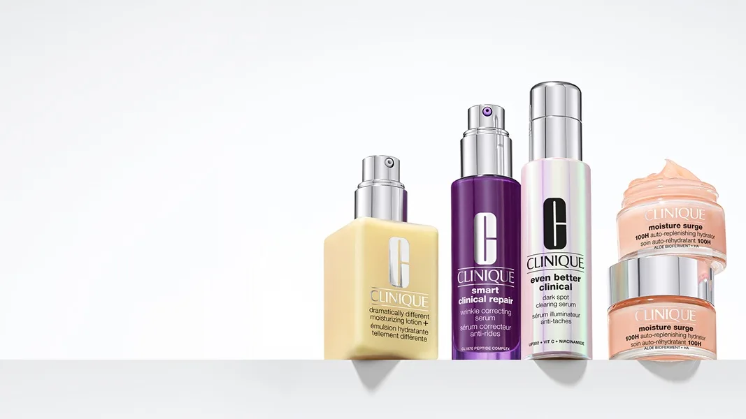 Clinique hudplejefavoritter – Dramatically Different, Smart Clinical Repair og Moisture Surge