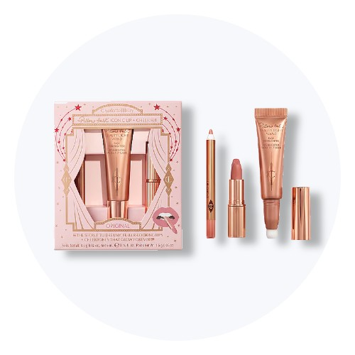 Lancôme Idôle Flutter Extension makeup sæt med mascara, læbeblyant og lipgloss.