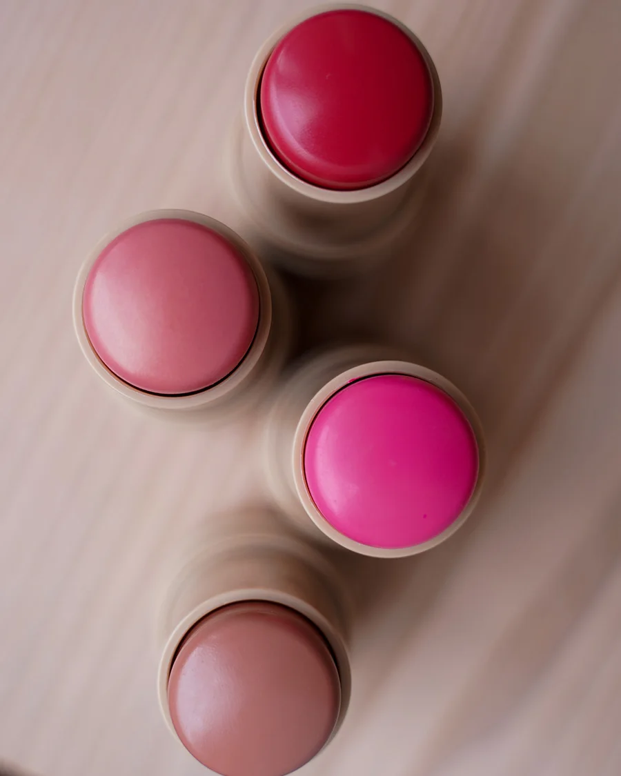 Makeup-sticks set oppefra.