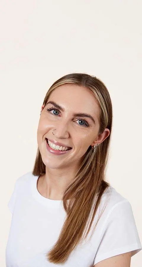 Portræt af smilende kvinde