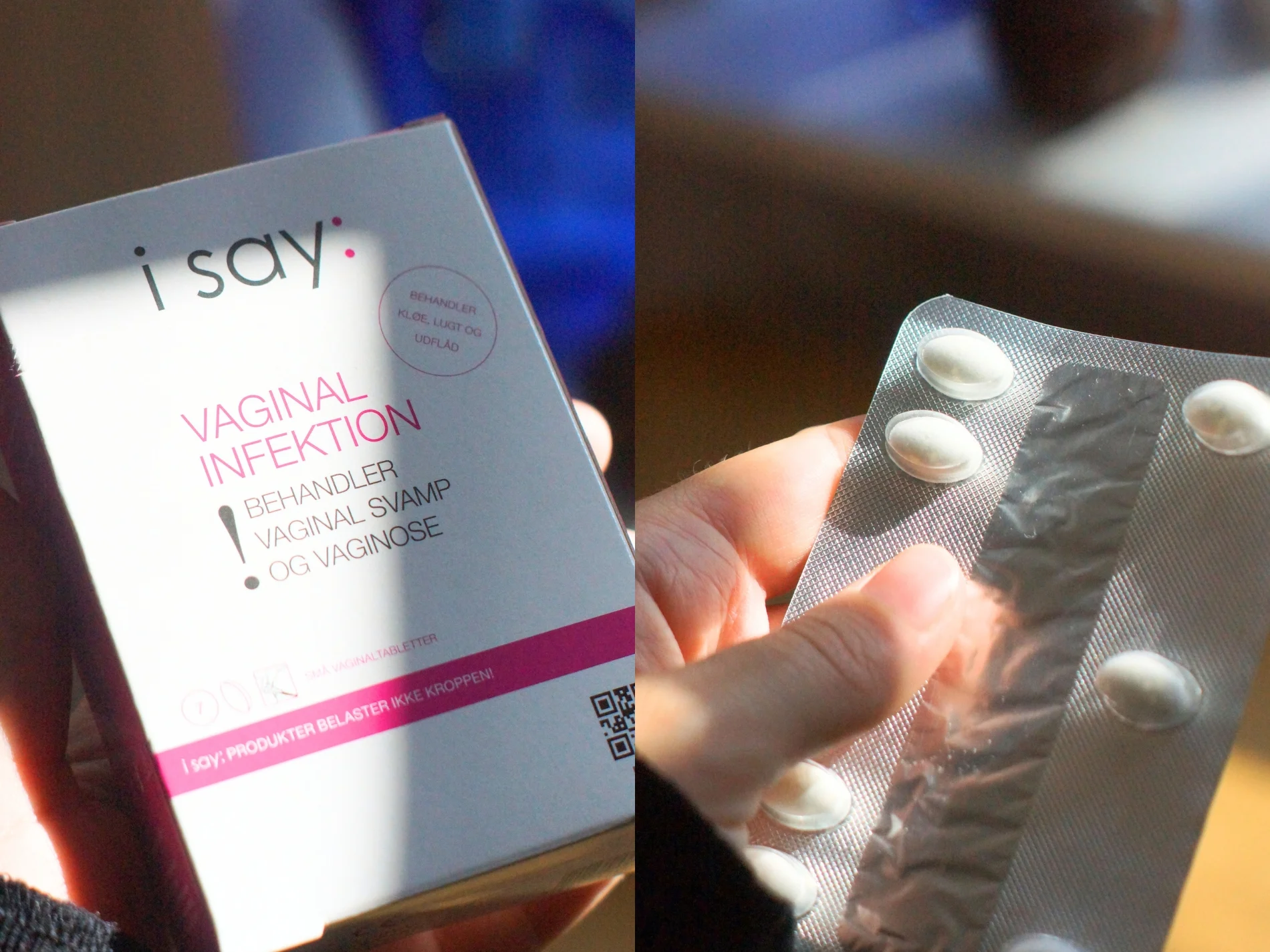 produkt fra i say til behandling af vaginal infektion