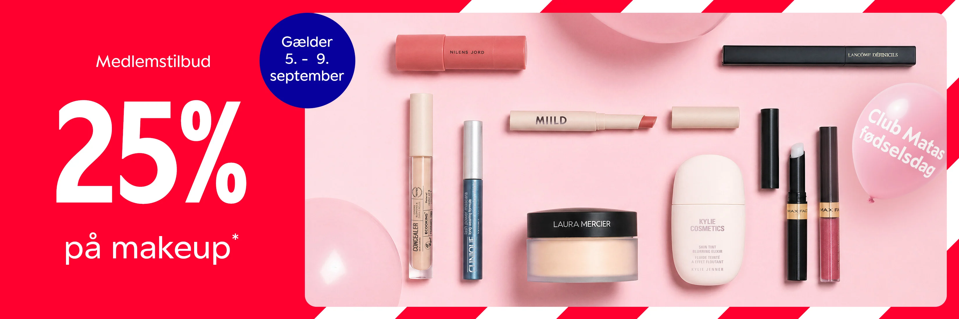 Spar 25% på makeup