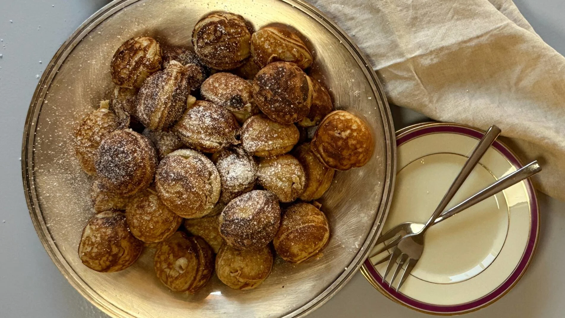 Billede af æbleskiver