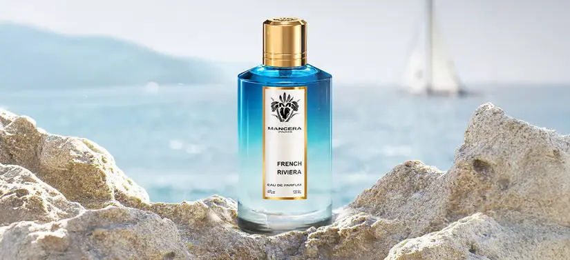 Her ses et Mancera produkt på stranden.