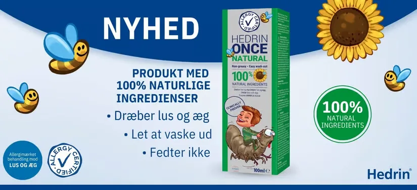 Her ses et Hedrin produkt