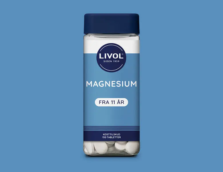 Her ses et Livol produkt på en blå baggrund.