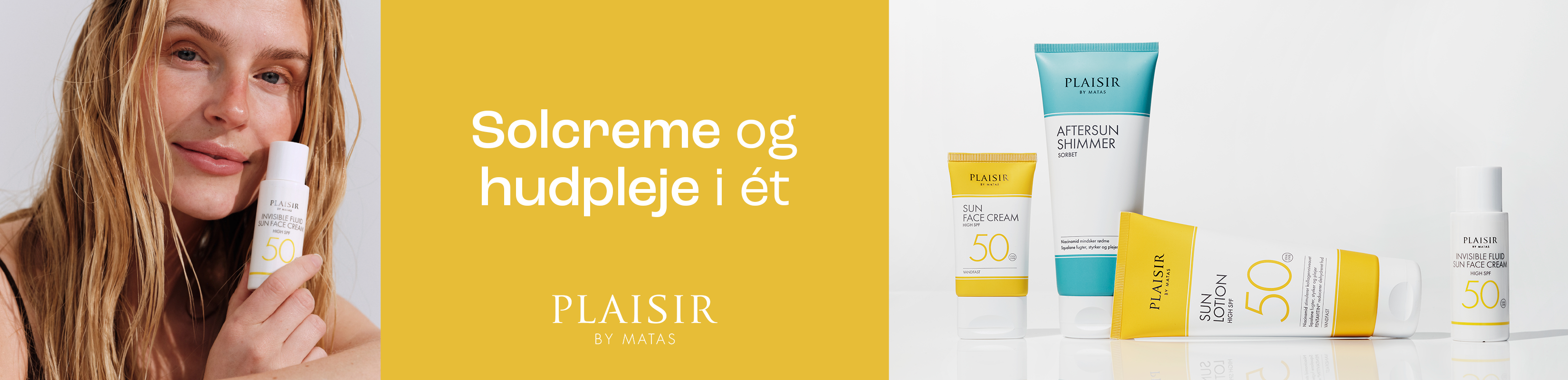 solcreme og hudpleje i et. plaisir by matas