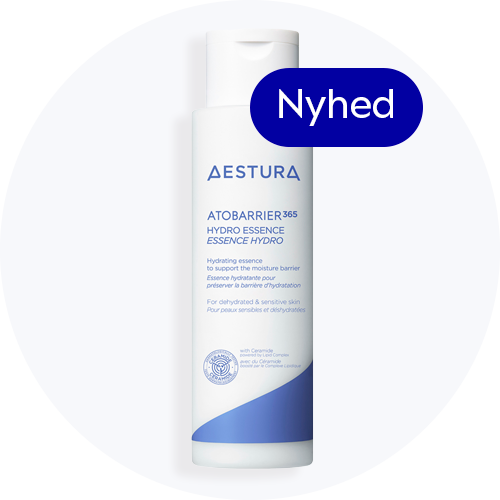 Nyhed: AESTURA ATOBARRIER 365 HYDRO ESSENCE. Fugtgivende essens til tør og sensitiv hud.
