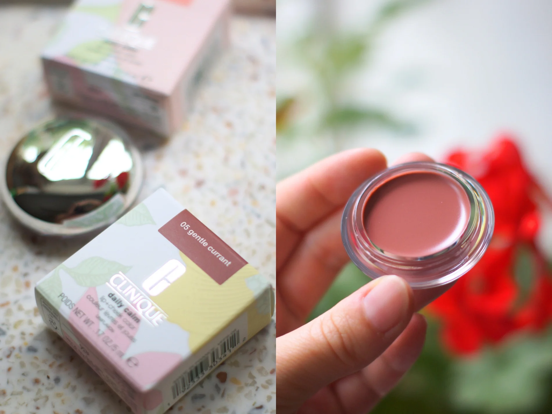 blush og lip colour fra clinique daily calm