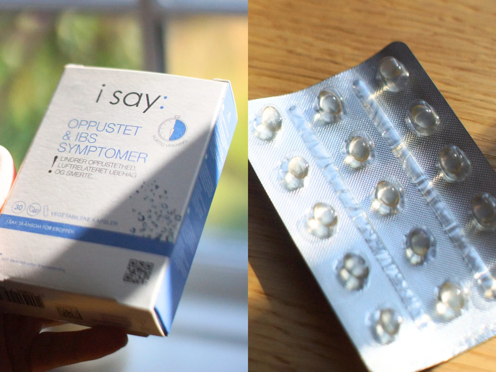 produkt til IBS-symptomer og oppustethed fra I say