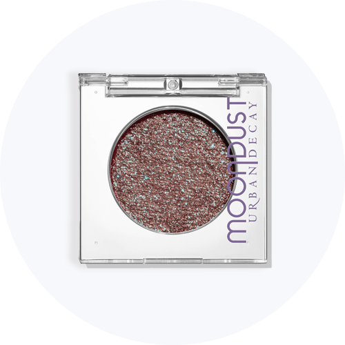Urban Decay Moondust øjenskygge i en rødbrun glitterfarve