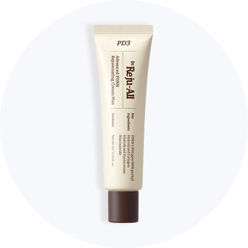 Dr. Reju-All Advanced PDRN Rejuvenating Cream Max tube, 60 ml, med PDRN, kollagen, hyaluronat og niacinamid.